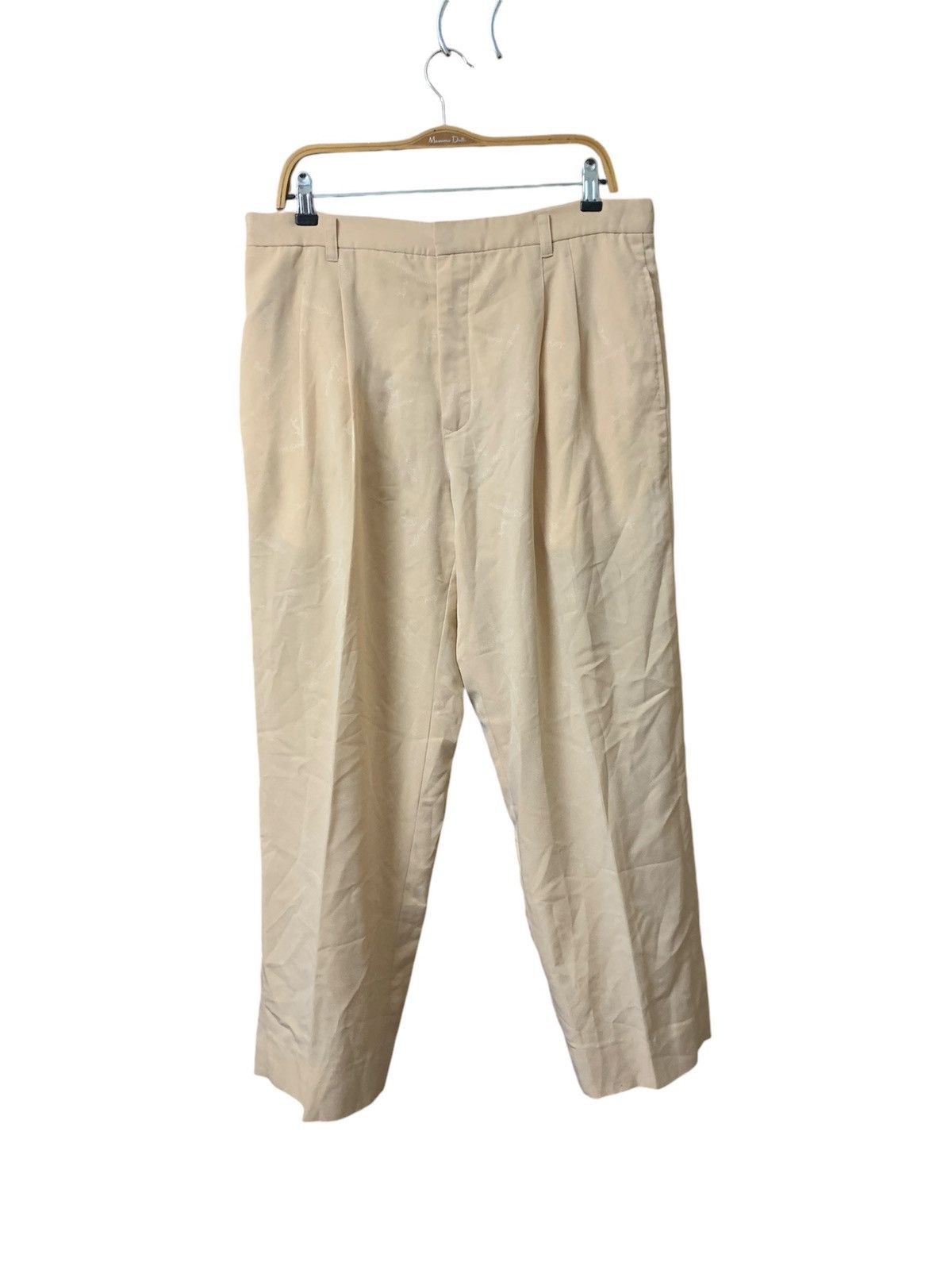Monogram Ysl silk pants