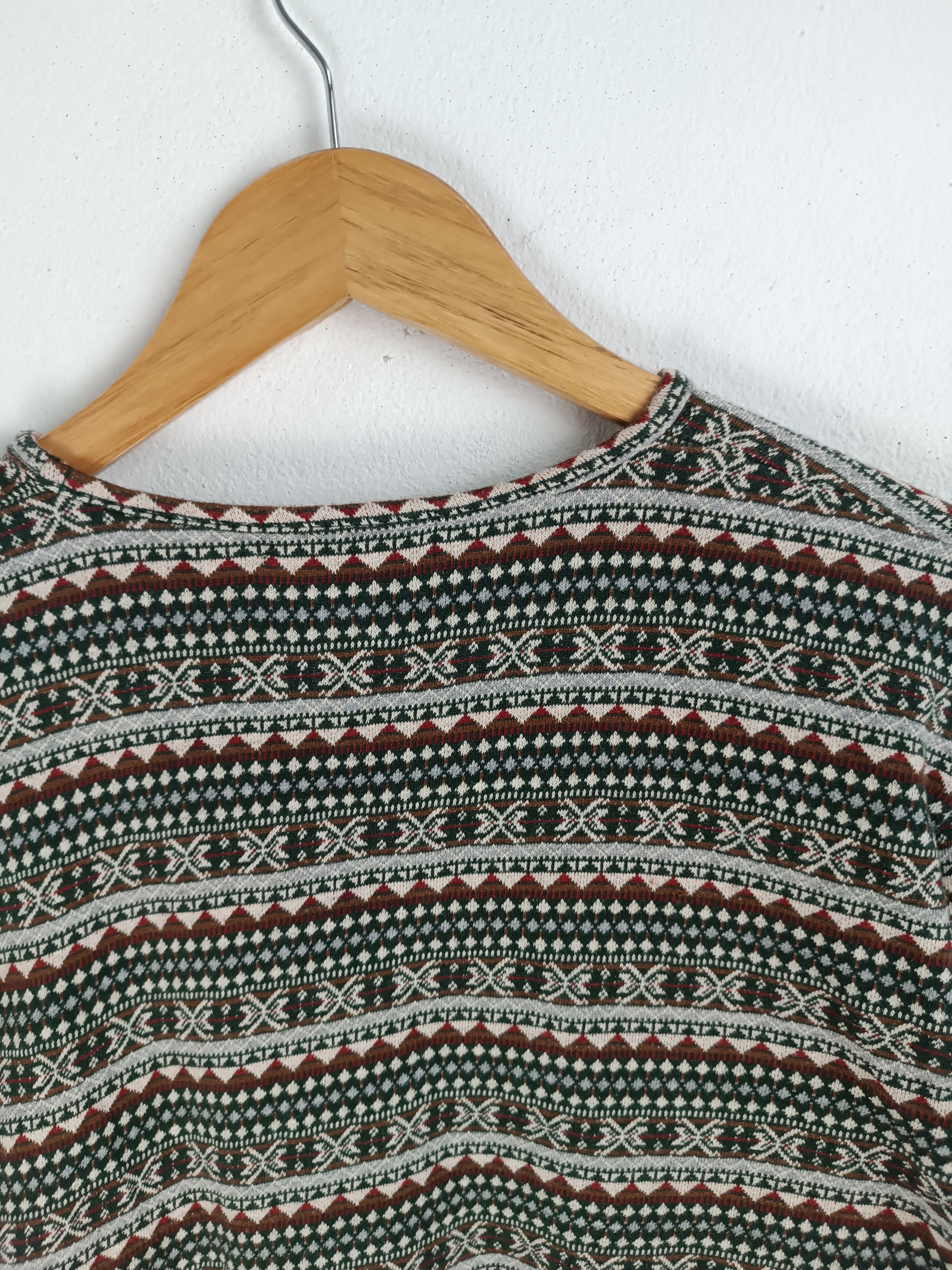Japanese Brand VINTAGE ATELIER MEIKU TRIBAL RETRO KNITWEAR VERY RARE Size M / US 6-8 / IT 42-44 - 19 Thumbnail