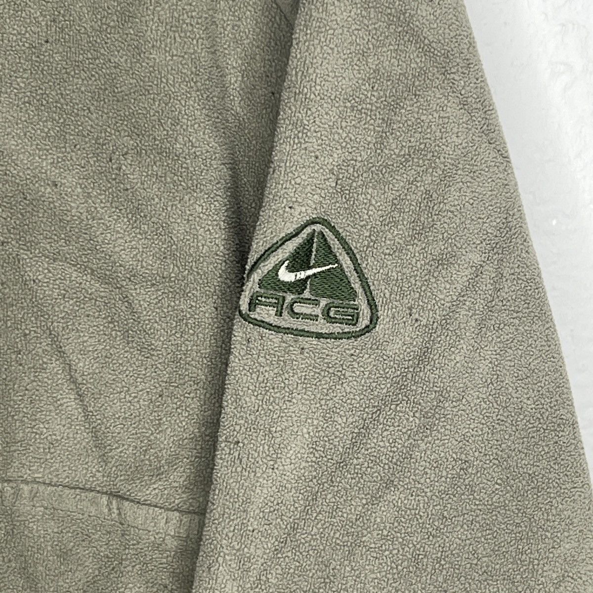 Nike Nike ACG Vintage Sweatshirt Zip Fleece Green Khaki Logo Size US M / EU 48-50 / 2 - 4 Thumbnail