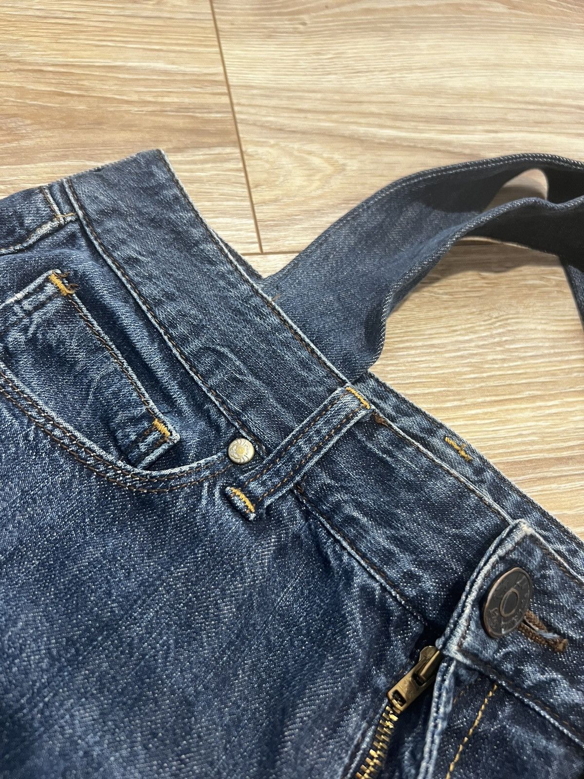 Japanese Brand × Vintage Shoppers Bag Jeans Vintage Japanese Handmade Size ONE SIZE - 4 Thumbnail