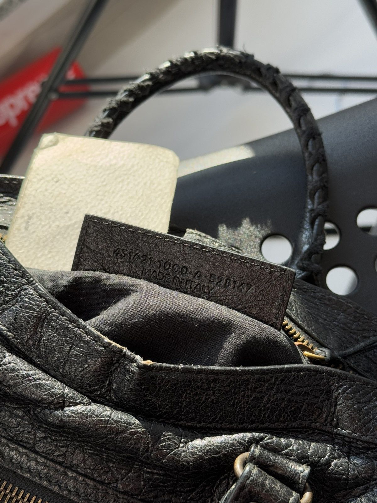 Balenciaga Vintage Balenciaga City Bag Distressed Leather Handbag Size ONE SIZE - 9 Thumbnail