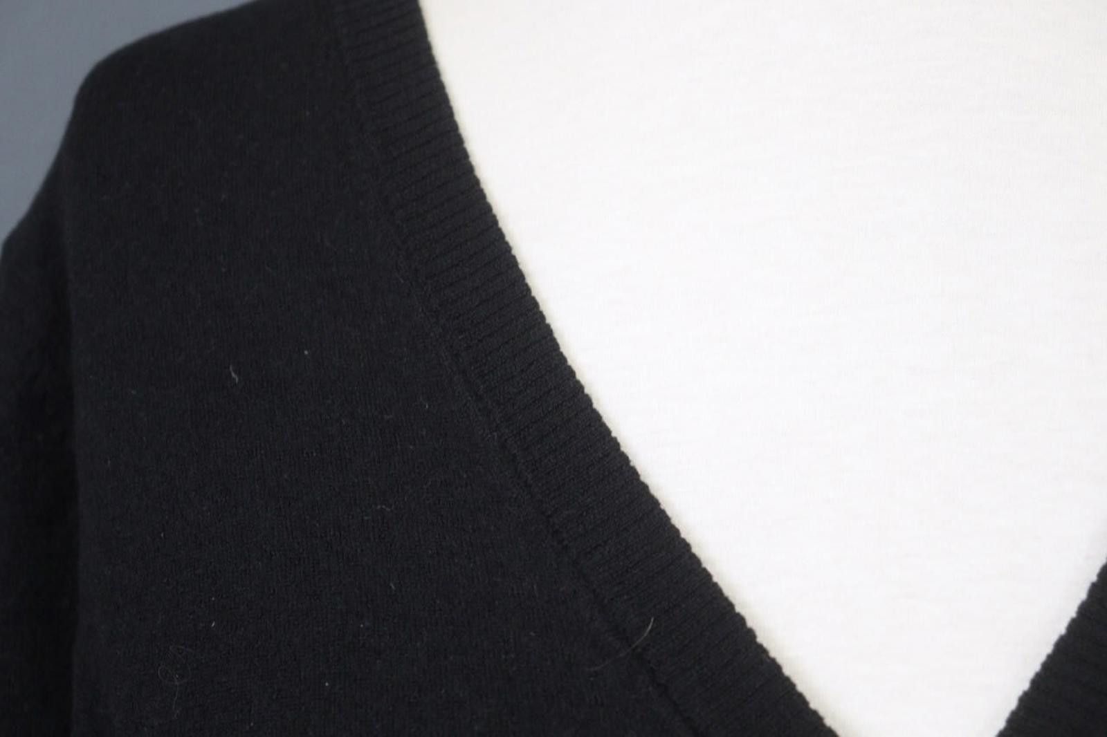 Marimekko Marimekko Black Wool Long Sleeve Front Cardigan Size XL Size XL / US 12-14 / IT 48-50 - 7 Thumbnail