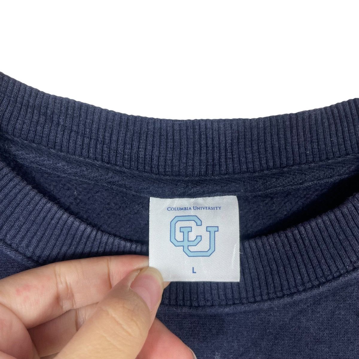 Columbia Columbia University Crewneck Sweatshirt Navy Ivy League Size US L / EU 52-54 / 3 - 3 Thumbnail