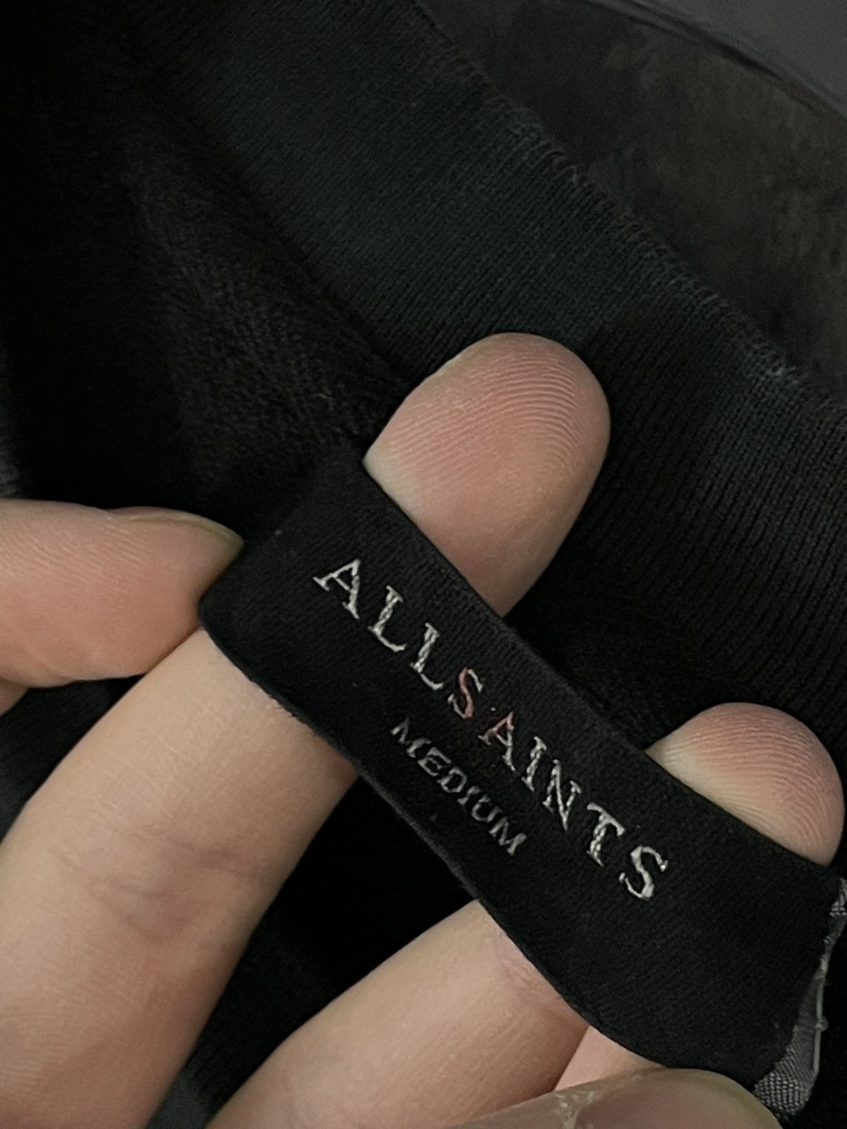 Allsaints Allsaints Vintage Small Logo Crew Neck Sweatshirt Size M Size US M / EU 48-50 / 2 - 8 Thumbnail