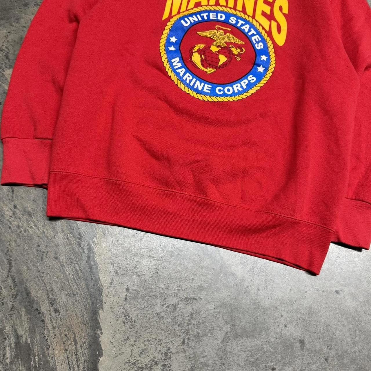 Fruit Of The Loom × Vintage Vintage 90s United States Marines Corps Crewneck Sweatshirt Size US M / EU 48-50 / 2 - 3 Thumbnail