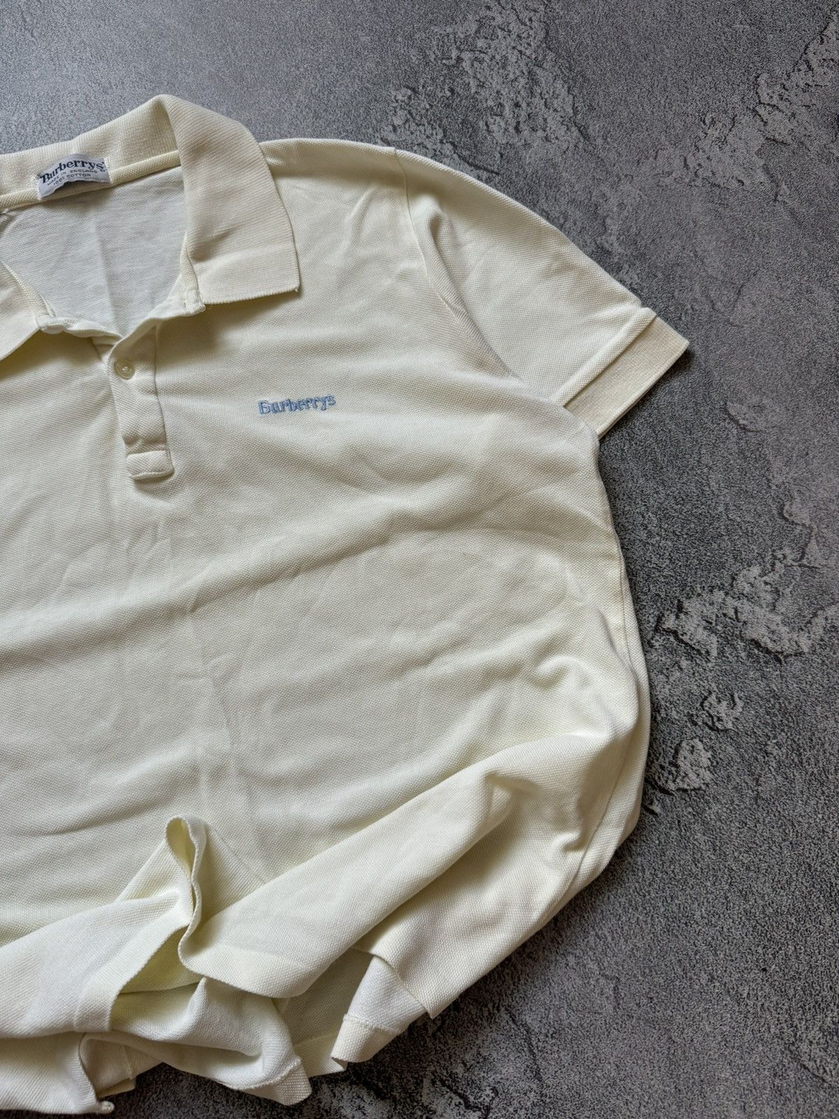 Burberry × Vintage Burberry’s Wmns L vintage polo short sleeve tee T-shirt Size L / US 10 / IT 46 - 3 Thumbnail
