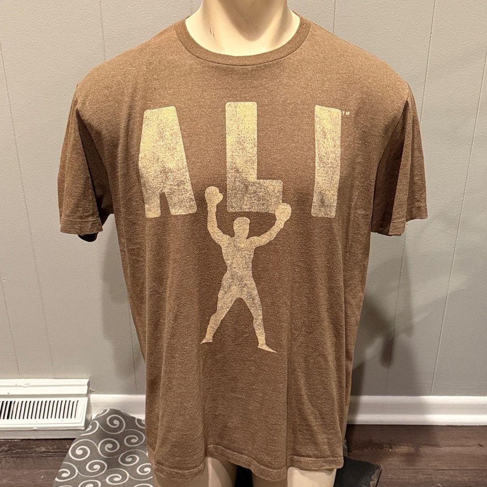 Other Z Muhammad Ali Streetwear Casual Classic Brown Graphic T-Sh Size US M / EU 48-50 / 2 - 1 Thumbnail