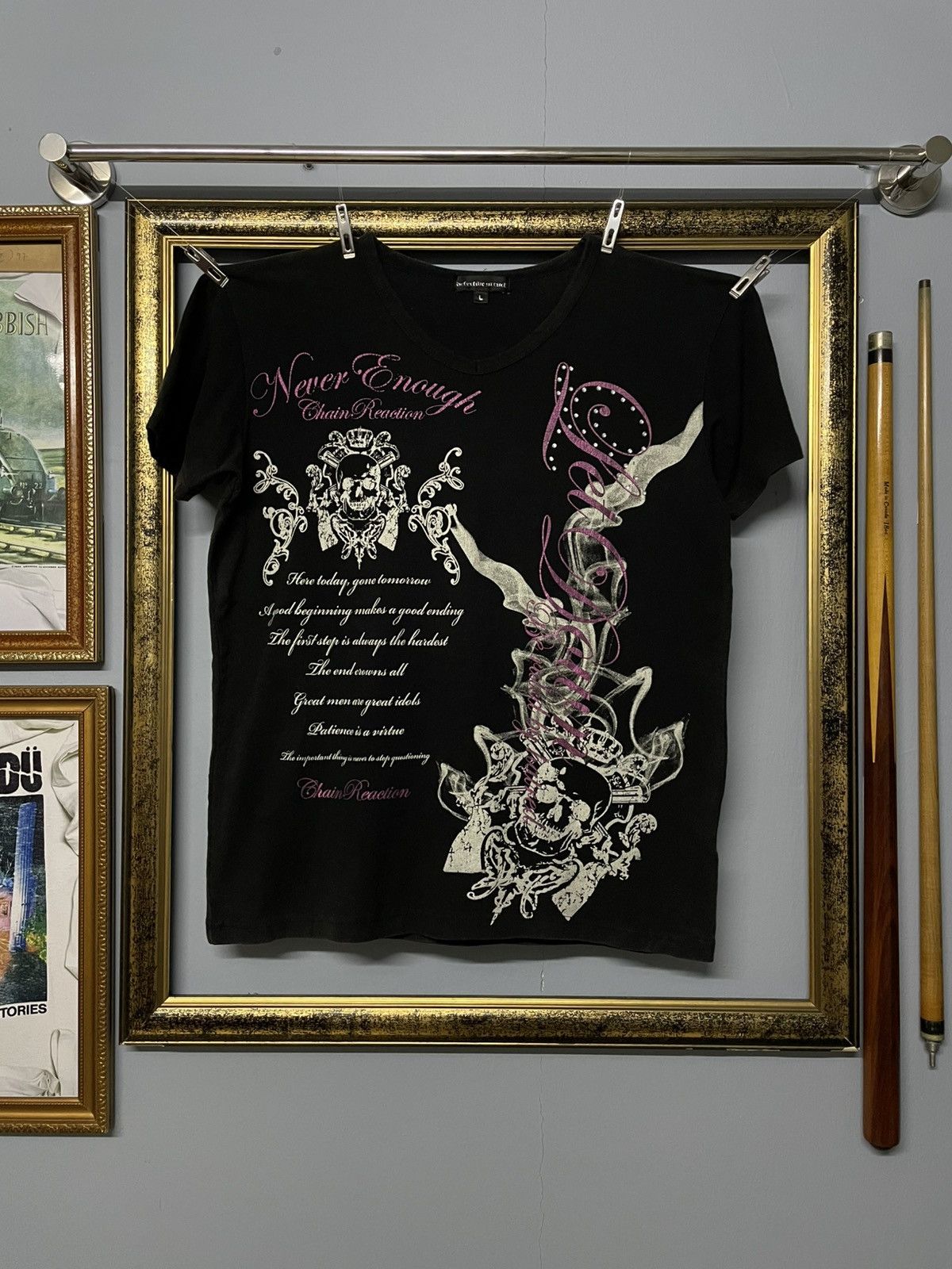 Designer × Japanese Brand × Vintage Vintage 1990s Japan Designer Defective Struct Art Punk Tee Size US S / EU 44-46 / 1 - 1 Thumbnail