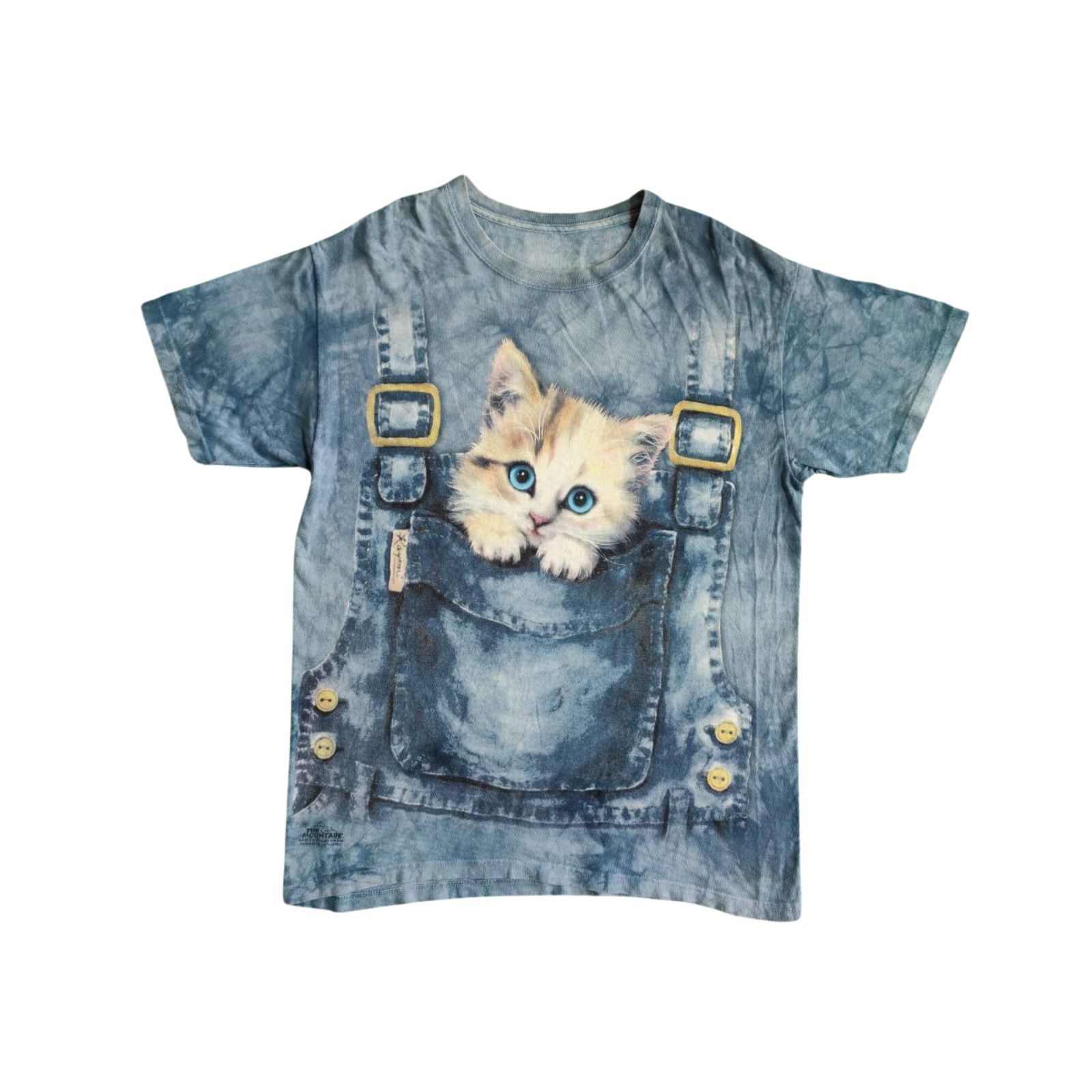 The Mountain 2002 The Mountain T Shirt Tie Dye Cat Kitten 20.5/28 Size US L / EU 52-54 / 3 - 1 Thumbnail