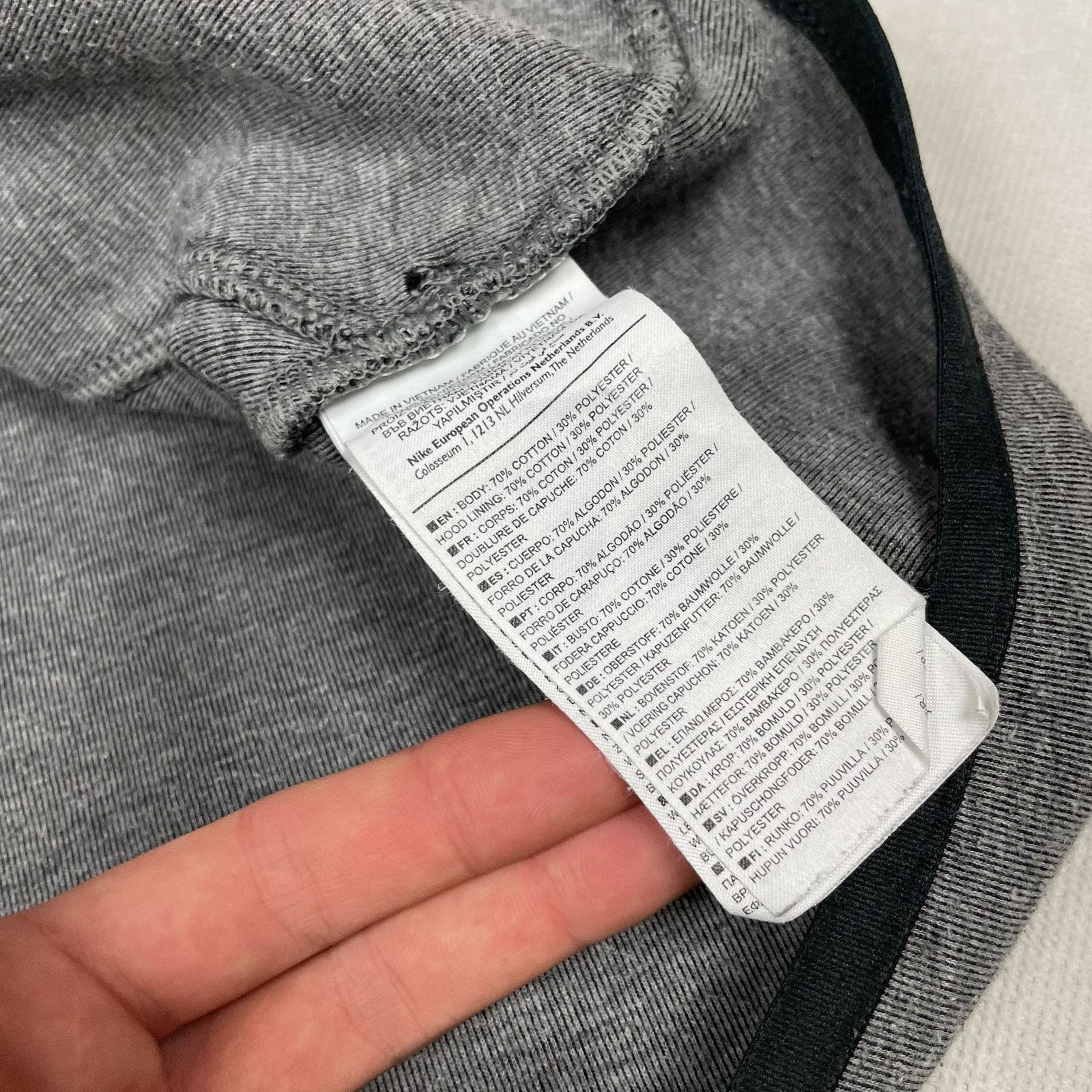 Nike Nike Sportswear Tech Fleece Men Gray Windrunner Hoodie Large Size US L / EU 52-54 / 3 - 8 Thumbnail