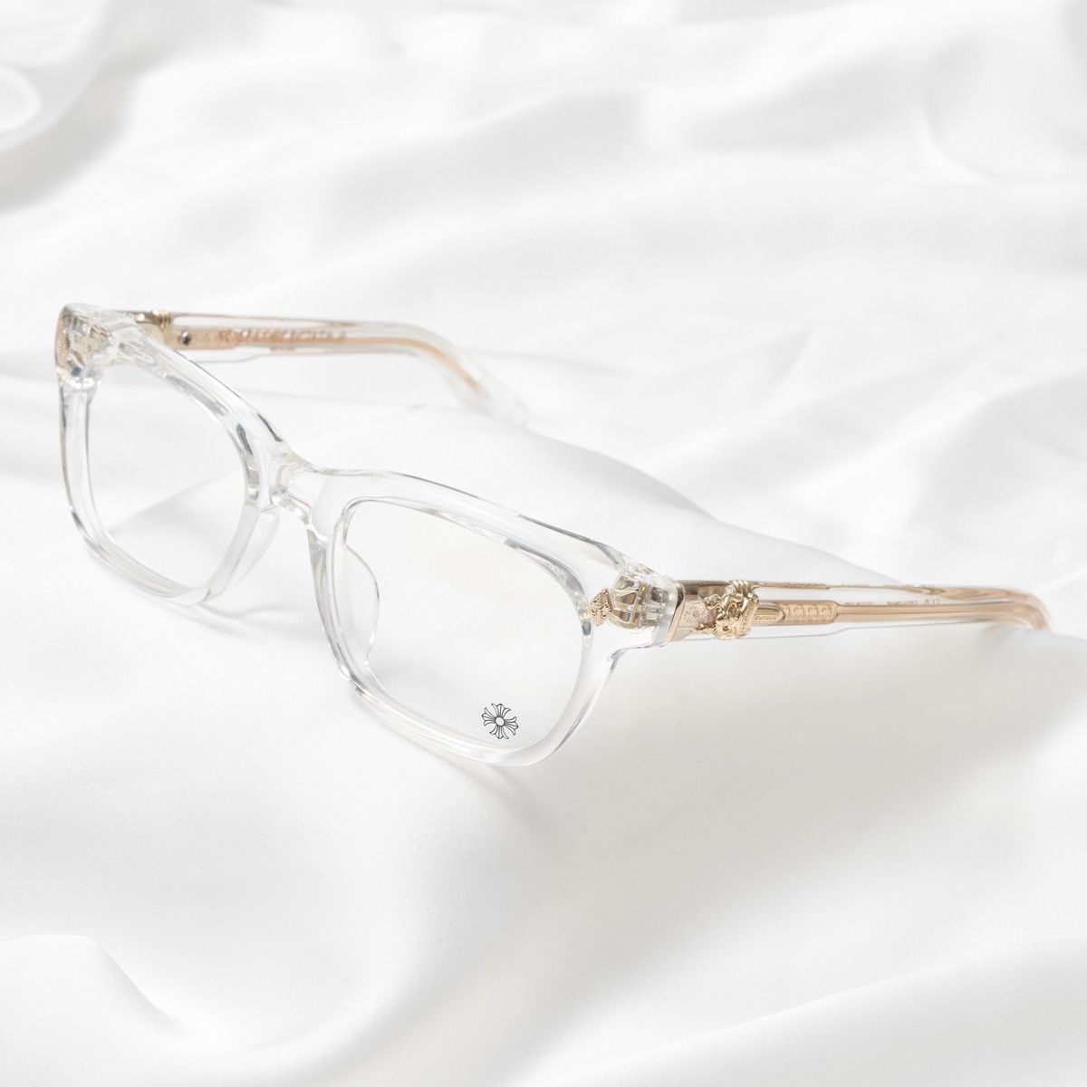 Chrome Hearts CHROME HEARTS DOOABLE CRYSTAL/ 18KGP GLASSES Size ONE SIZE - 2 Thumbnail
