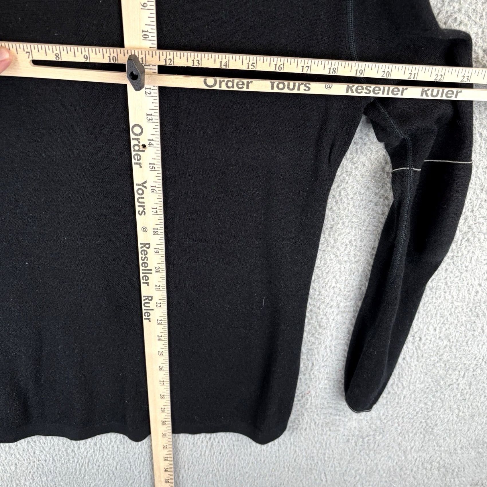 Smartwool Smartwool Intraknit 250 Shirt Mens M Black 1/4 Zip Pullover Merino Wool Lightweight Outdoor Activewear Long Sleeve Fall Winter Size US M / EU 48-50 / 2 - 7 Thumbnail