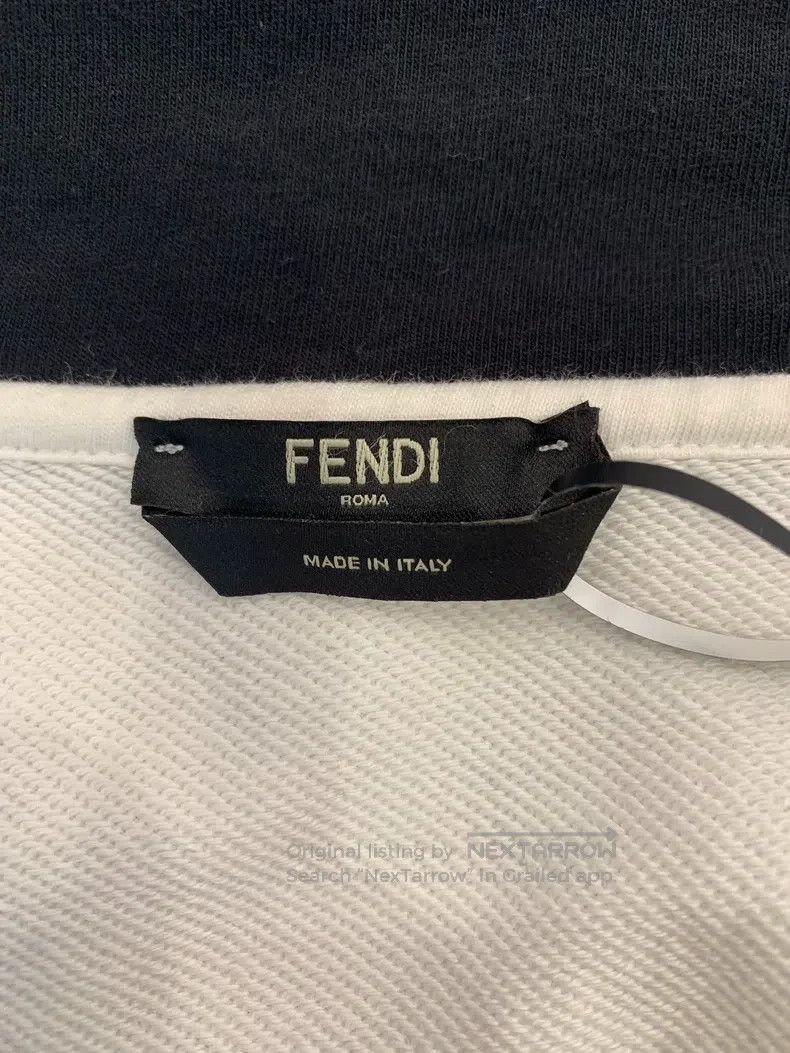 Fendi Fendi Roma Embossed Letter Logo Black and White Color-Bloc Size US M / EU 48-50 / 2 - 6 Thumbnail