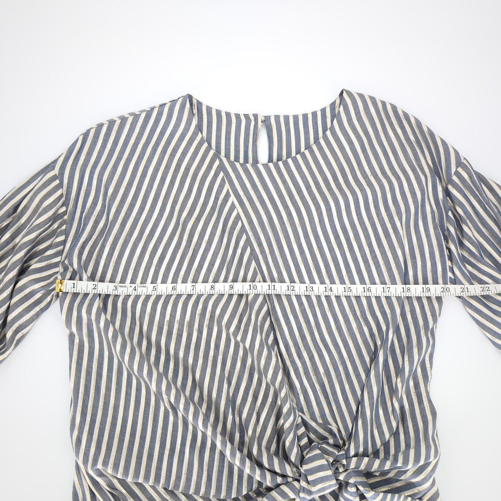 Eva Franco Anthropologie Eva Franco SAMPLE PIECE Marin Striped Top Sz 6 Size M / US 6-8 / IT 42-44 - 8 Thumbnail