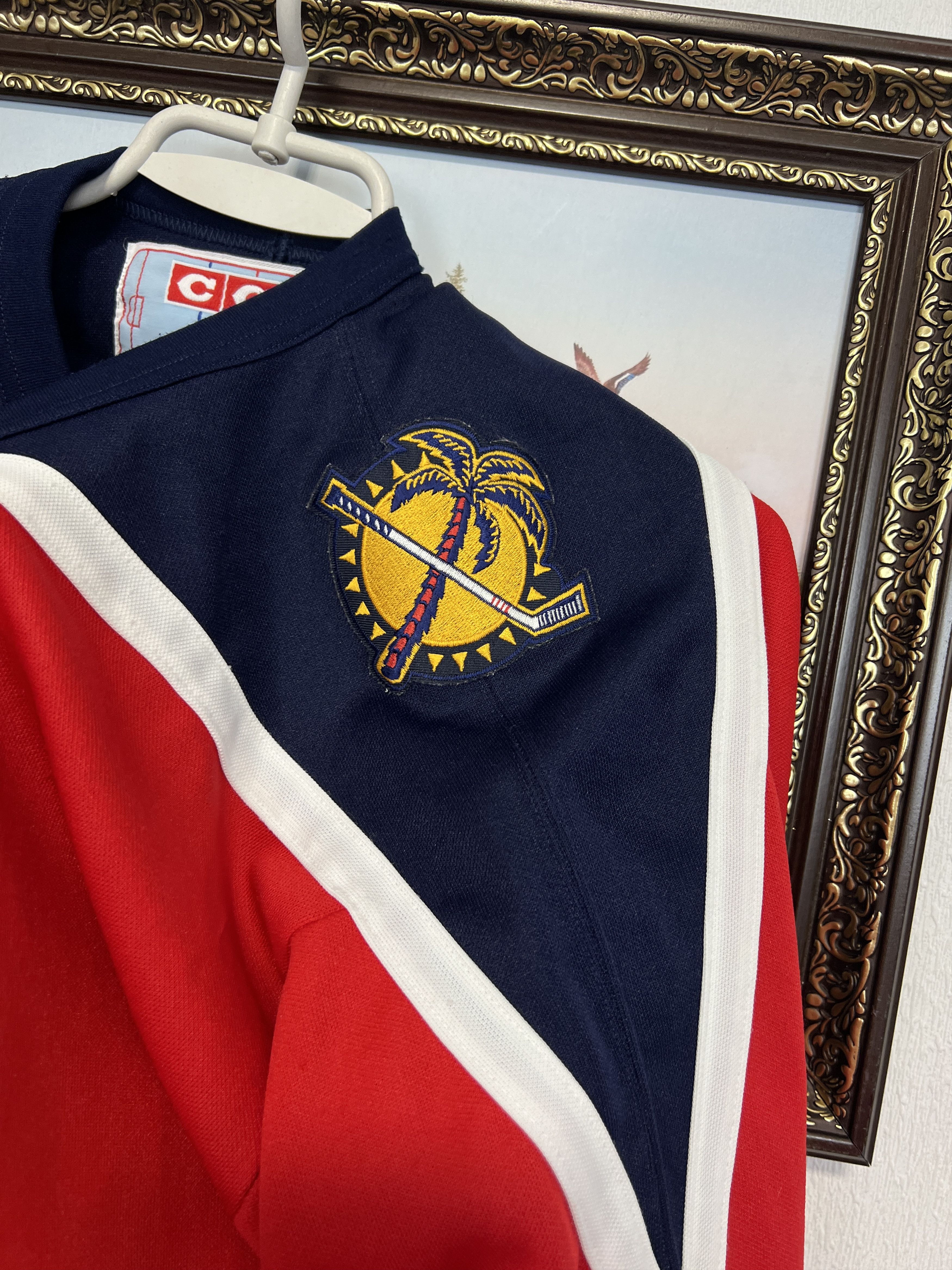 Ccm Vintage Florida Panthers NHL Jersey Shirt Hockey Rare Trikot Size US M / EU 48-50 / 2 - 4 Thumbnail