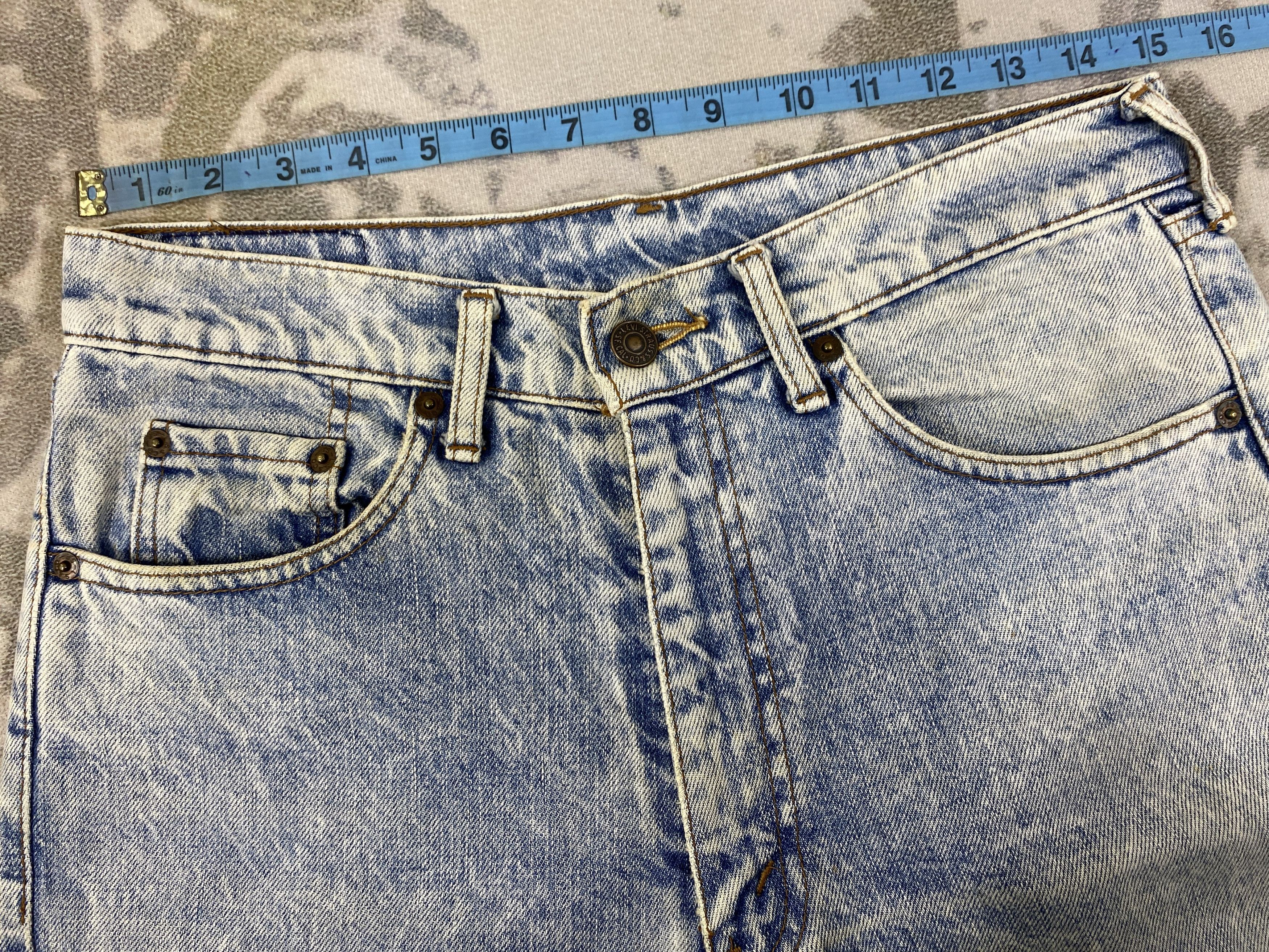 Levi's Acid Wash Vintage Levi's 508 Denim 30 x 27 -JN510 Size US 30 / EU 46 - 5 Thumbnail