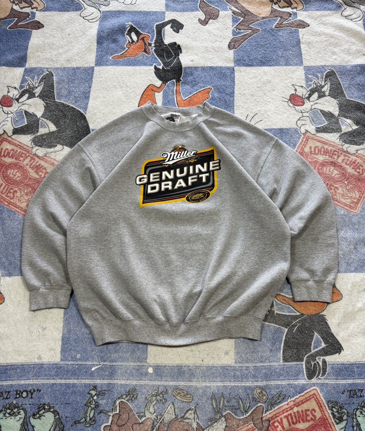Vintage Miller genuine draft crewneck sweatshirt Size US XL / EU 56 / 4 - 1 Thumbnail
