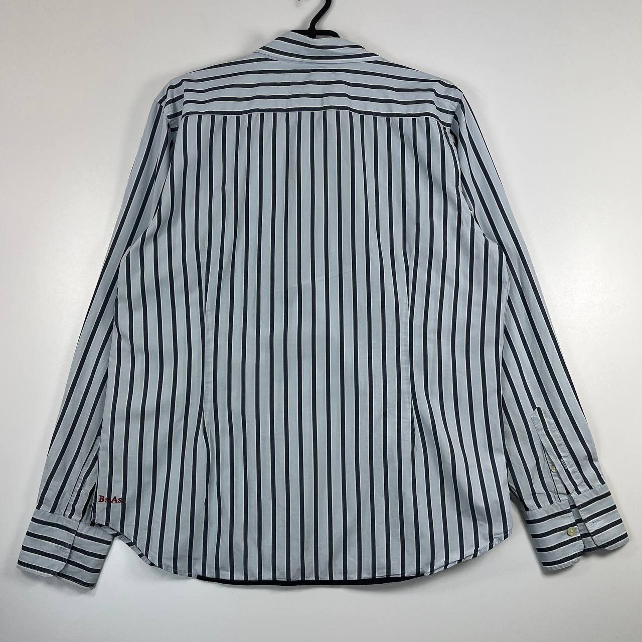 La Martina La Martina Striped Shirt Long Sleeve Button Up Blue Size XL Size US XL / EU 56 / 4 - 4 Thumbnail