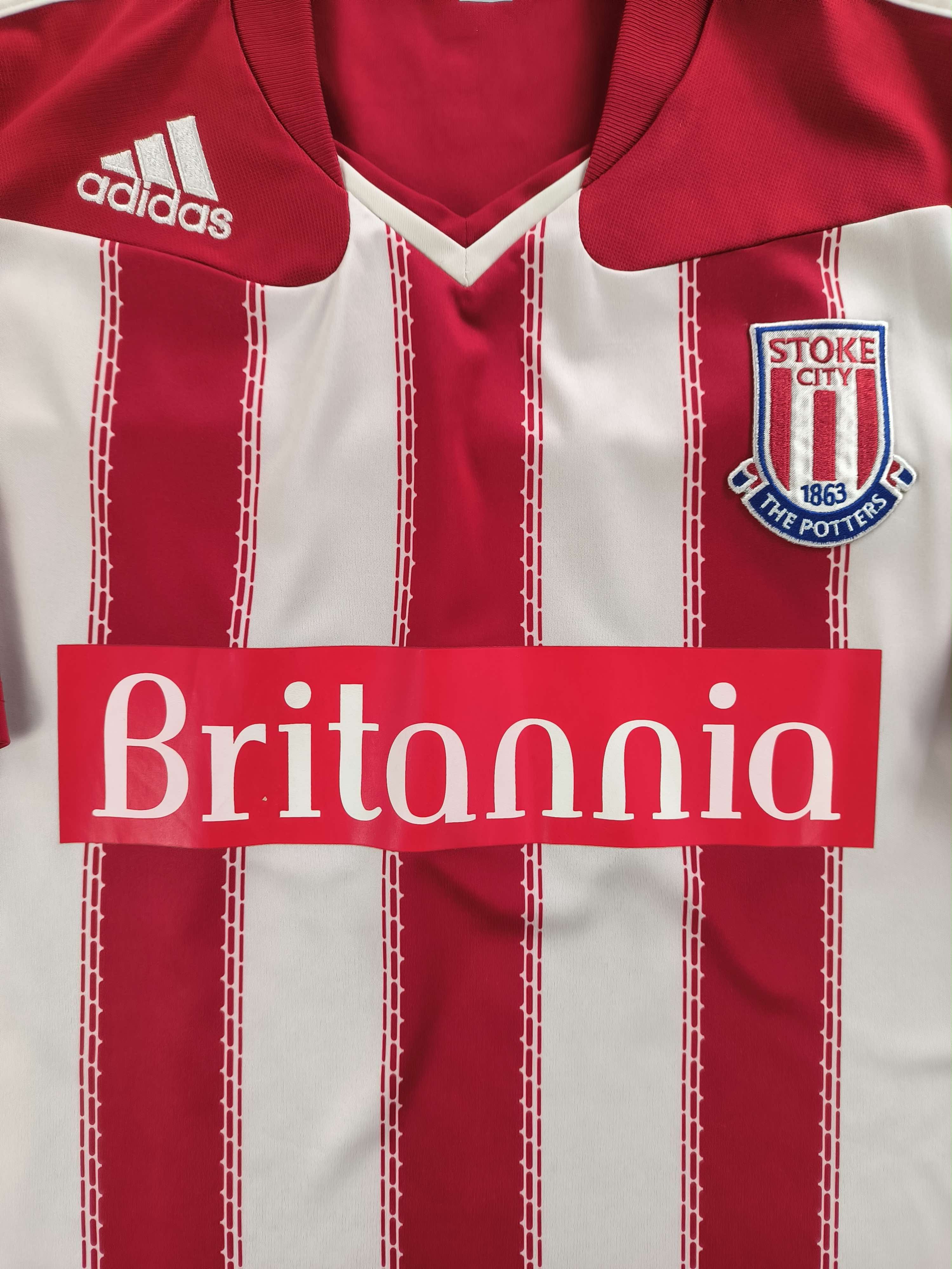 Adidas Stoke City 2010-11 Adidas home Whitehead football jersey L Size US L / EU 52-54 / 3 - 3 Thumbnail