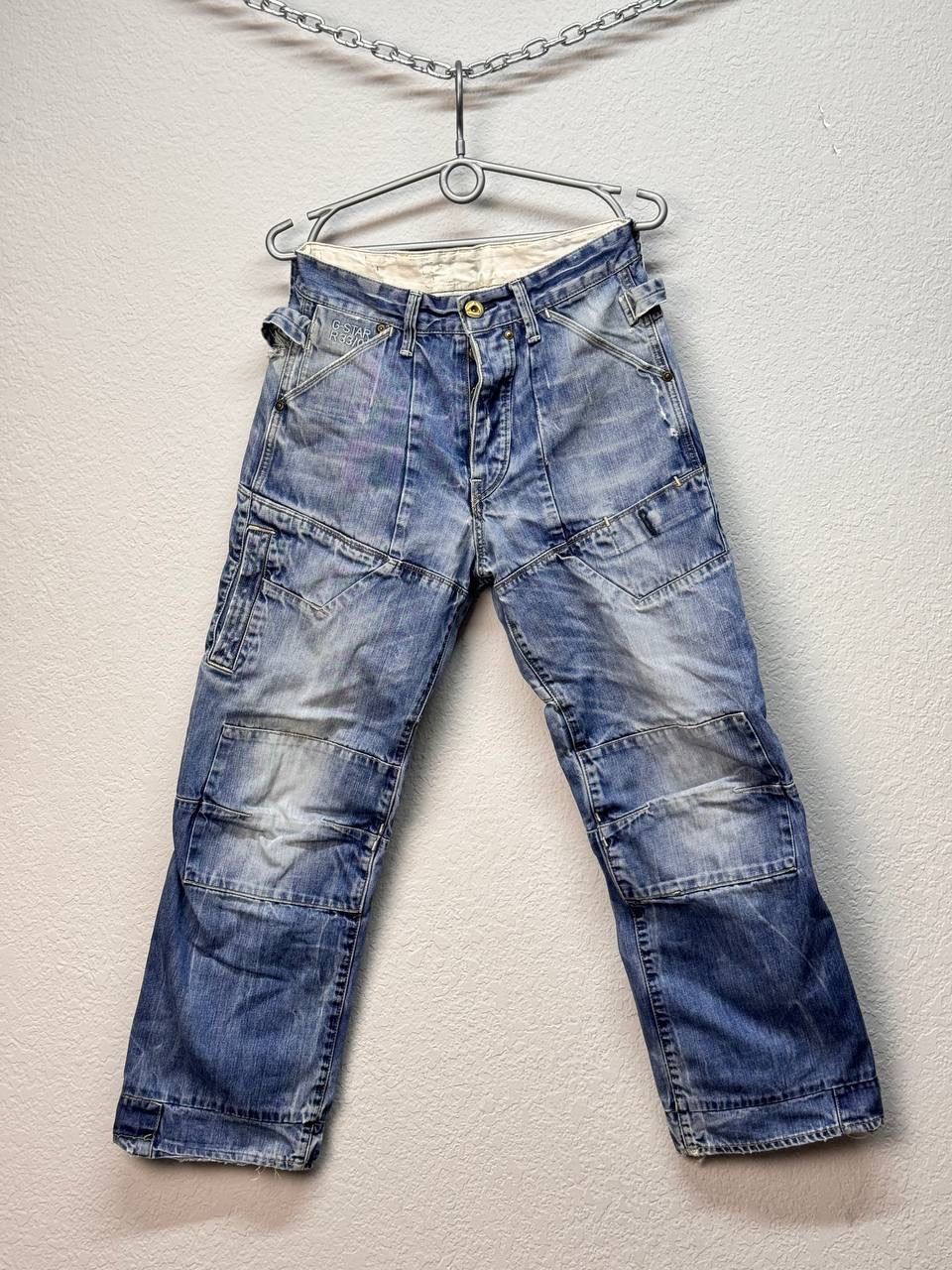If Six Was Nine × Japanese Brand × Yohji Yamamoto VTG Yohji Yamamoto Junya Watanabe Style Bondage Cargo Pants Size US 30 / EU 46 - 2 Thumbnail