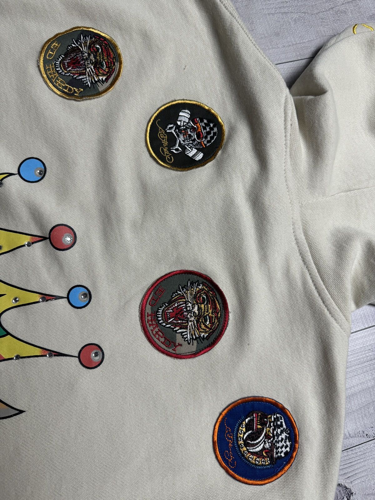 Ed Hardy Christian Audigier Ed Hardy zip hoodie big logo dogs Size US XXL / EU 58 / 5 - 7 Thumbnail
