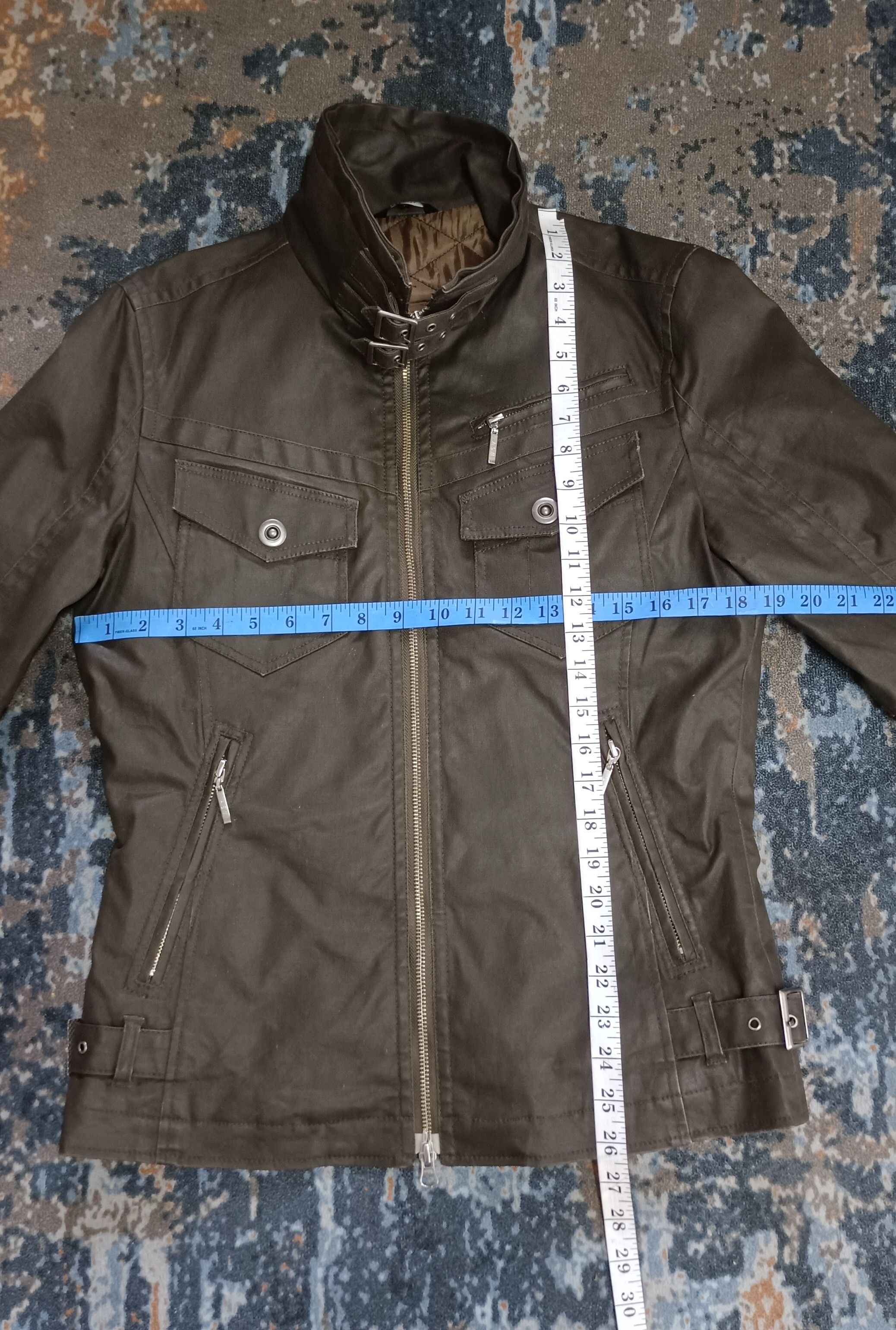 Japanese Brand Atelier Sab Men Wax Jacket Tactical Pocket Size US M / EU 48-50 / 2 - 19 Thumbnail