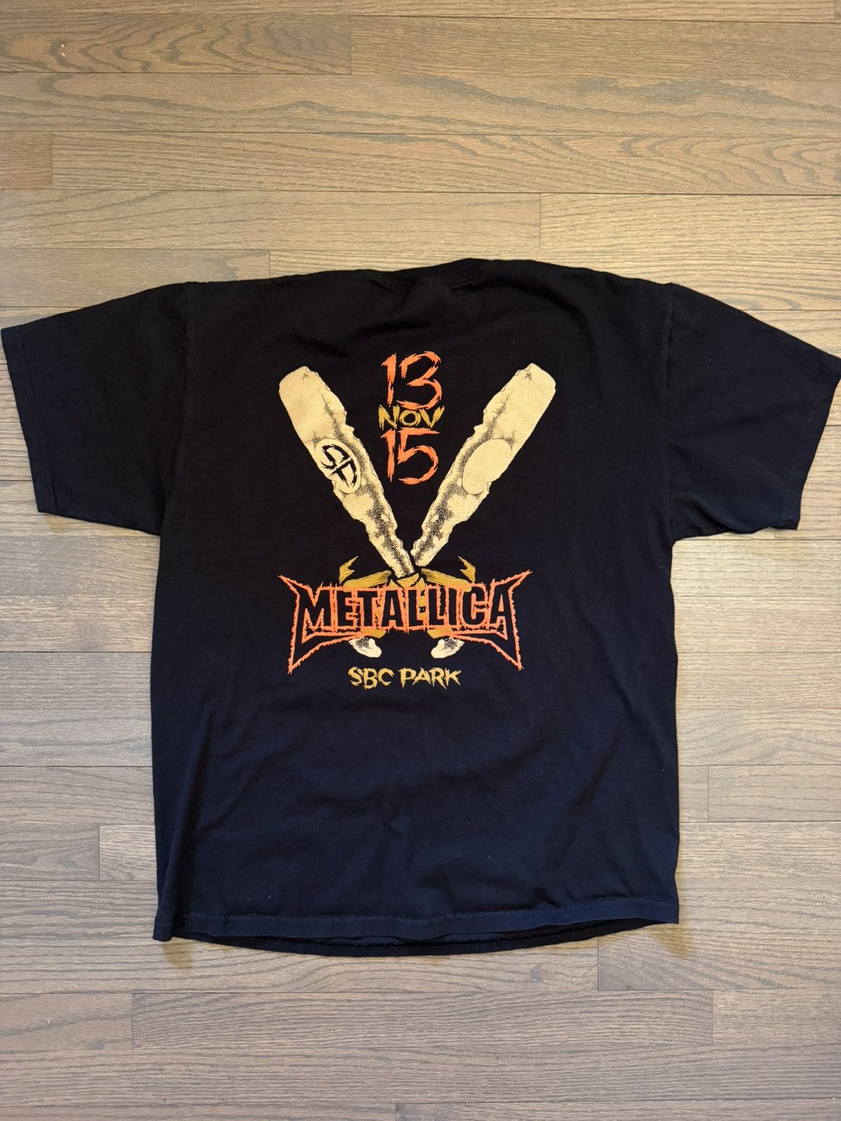 Band Tees Vintage Metallica x Pushead 2005 SBC Park Tee-Shirt Size US L / EU 52-54 / 3 - 3 Thumbnail