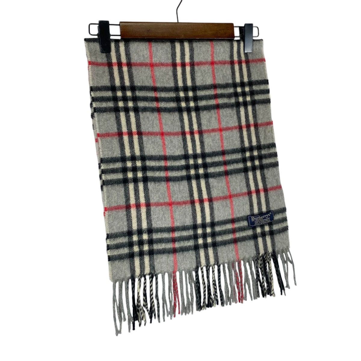 Burberry × Vintage Vintage Burberrys Nova Checked Cashmere Scarf Muffler Size ONE SIZE - 4 Thumbnail