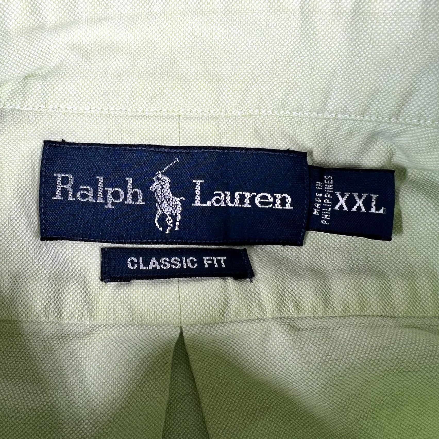 Ralph Lauren Ralph Lauren Shirt Short Sleeve Light Green Classic Fit Mens Size XXL Size US XXL / EU 58 / 5 - 6 Thumbnail