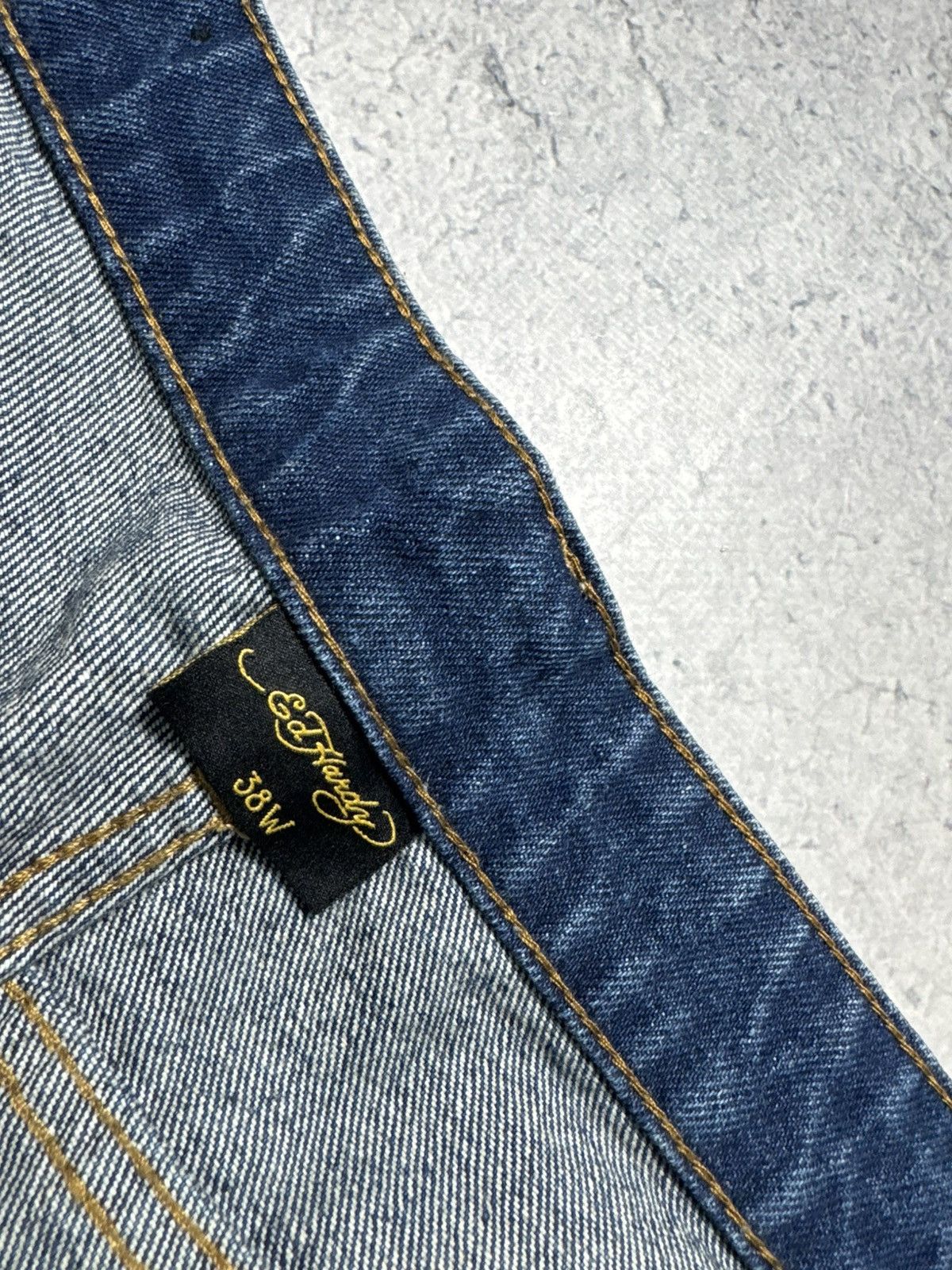 Ed Hardy Ed Hardy Baggy Big Logo Denim Jeans Size XXL Hype Size US 38 / EU 54 - 7 Thumbnail