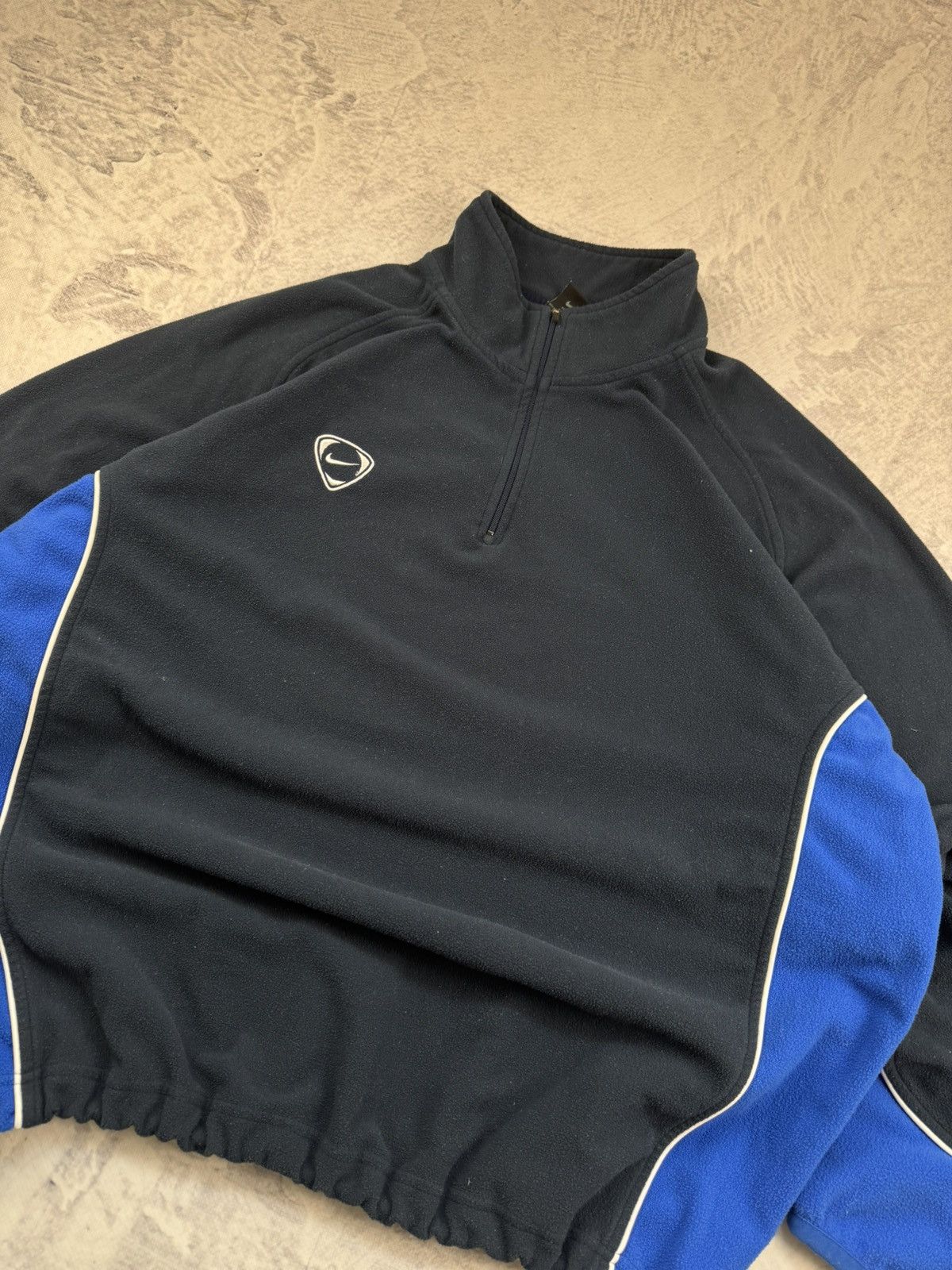 Nike × Vintage NIKE VINTAGE TEDDY FLEECE BAS LOGO OVERSIZE BOXY SWEATSHIRT Size US XL / EU 56 / 4 - 4 Thumbnail