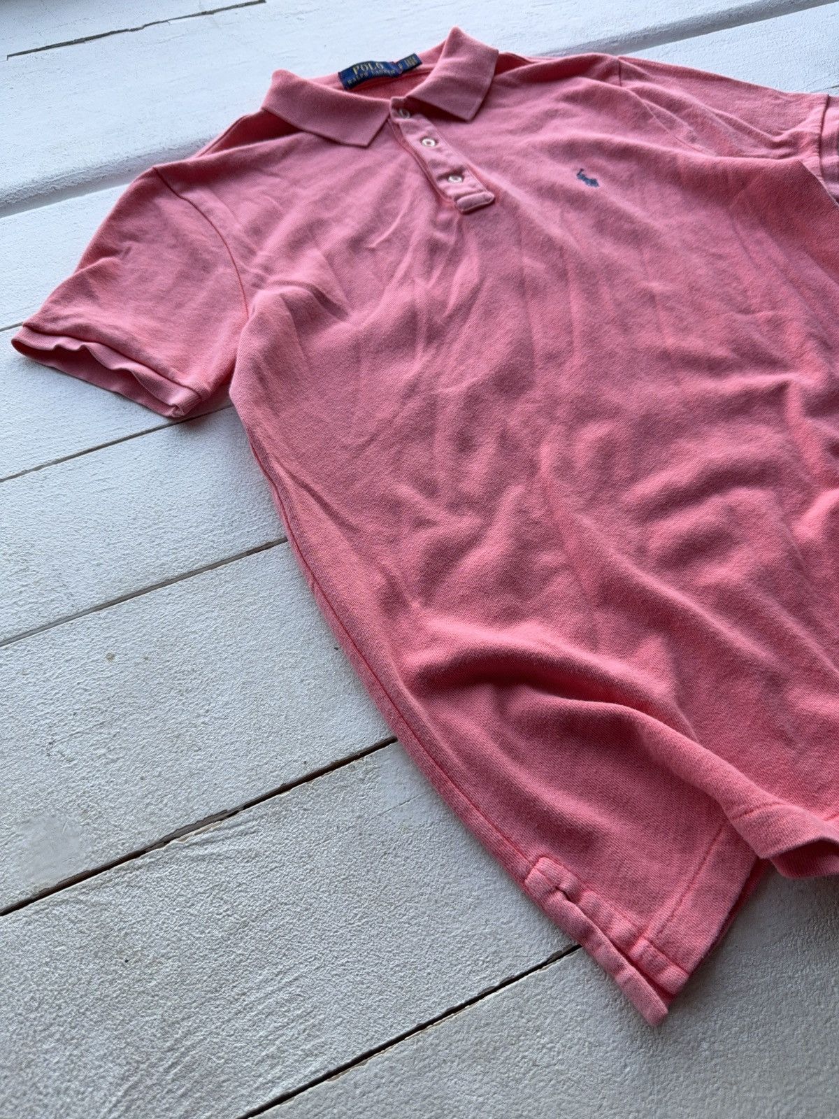 Polo Ralph Lauren Vintage 90s Retro Polo Ralph Lauren Basic Logo Polos Y2K Size US L / EU 52-54 / 3 - 2 Thumbnail