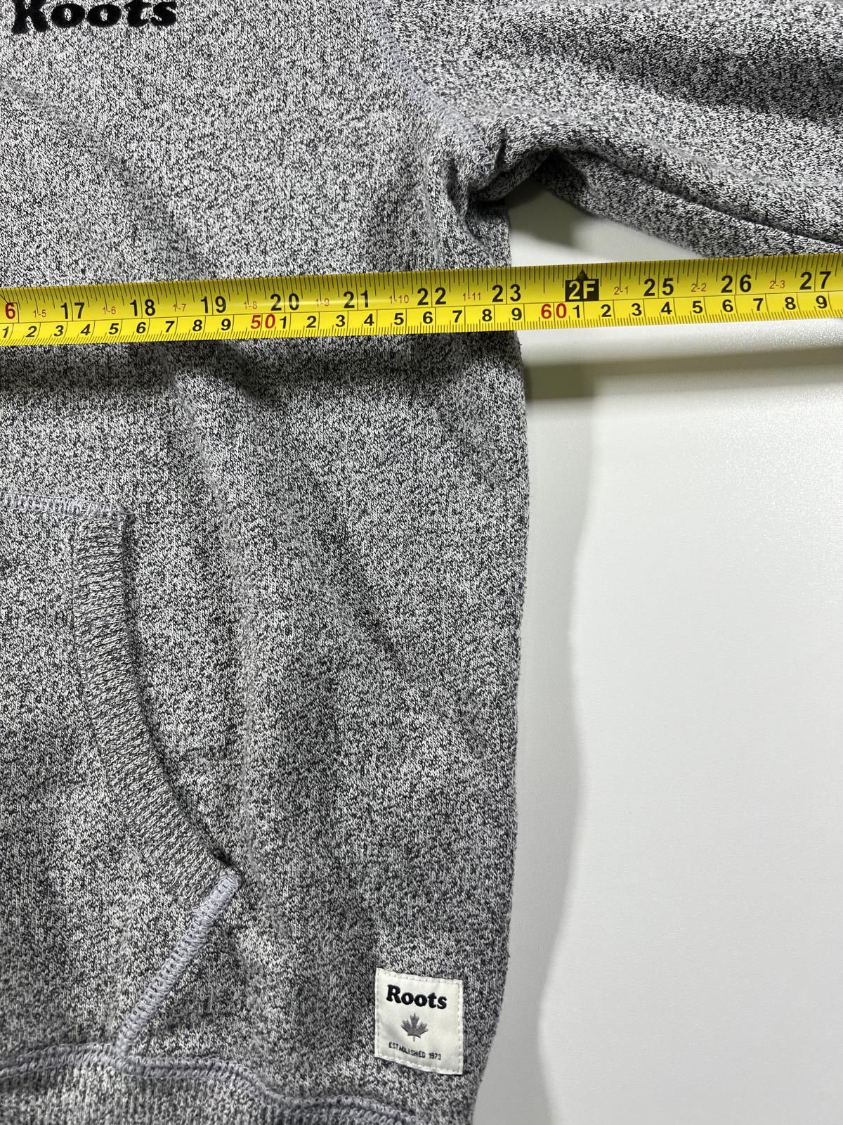 Roots Roots Grey Zip-Up Hoodie with Hood and Drawstrings Size US L / EU 52-54 / 3 - 7 Thumbnail