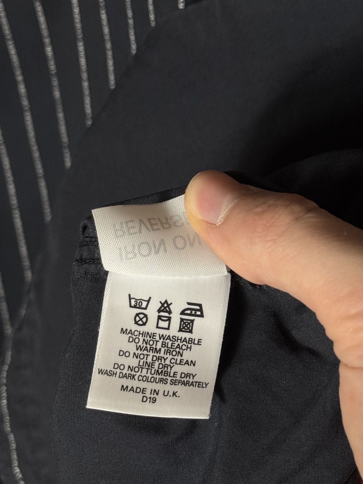 Burberry Burberry Monogram Black Button Up Size US M / EU 48-50 / 2 - 5 Thumbnail