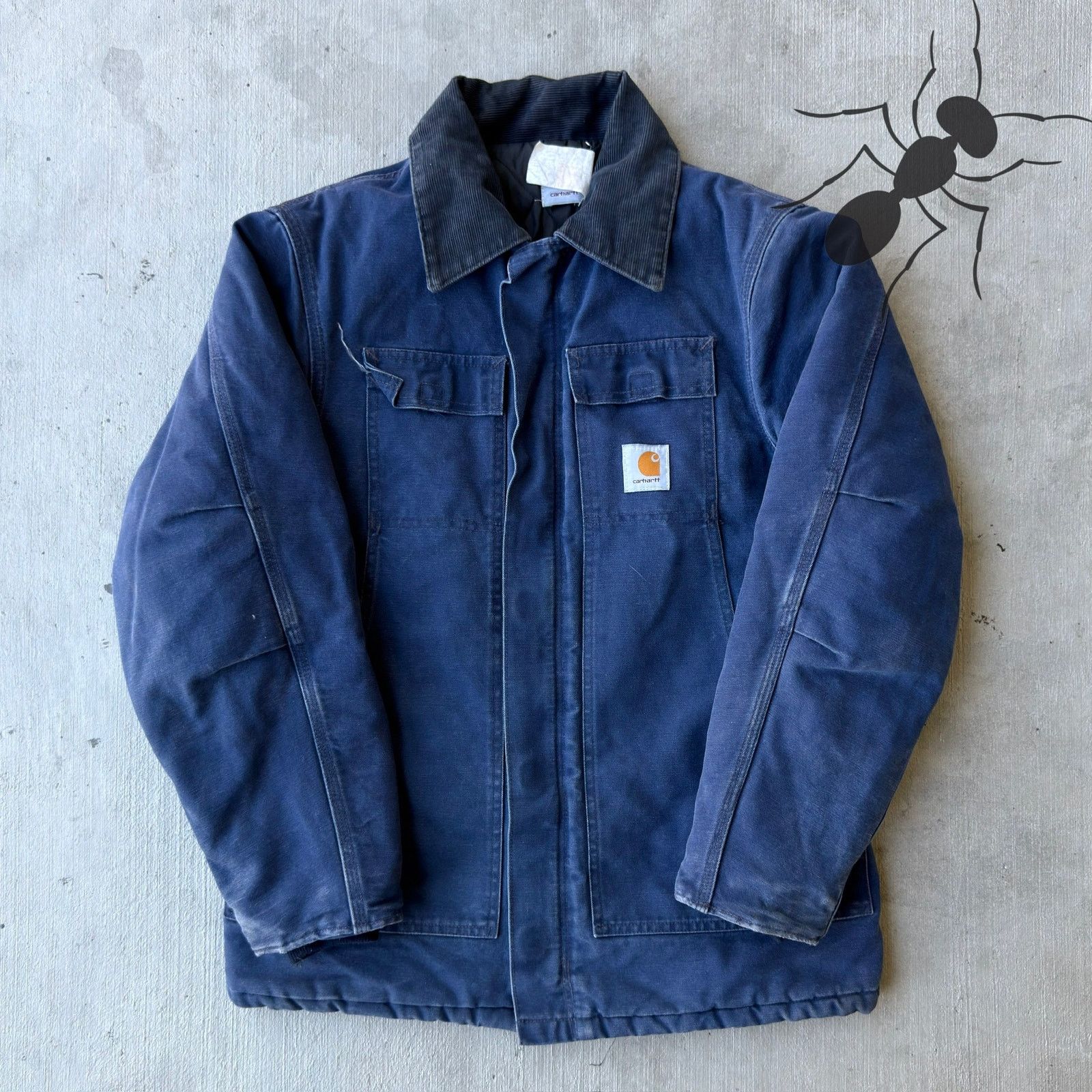 Carhartt × Vintage Petrol blue Carhartt Arctic jacket J02 J22 