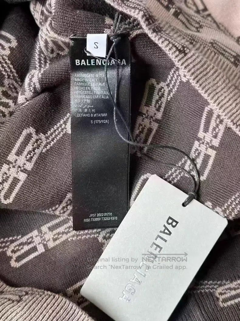 Balenciaga Balenciaga Snap Full Print Knitwear Size US S / EU 44-46 / 1 - 3 Thumbnail