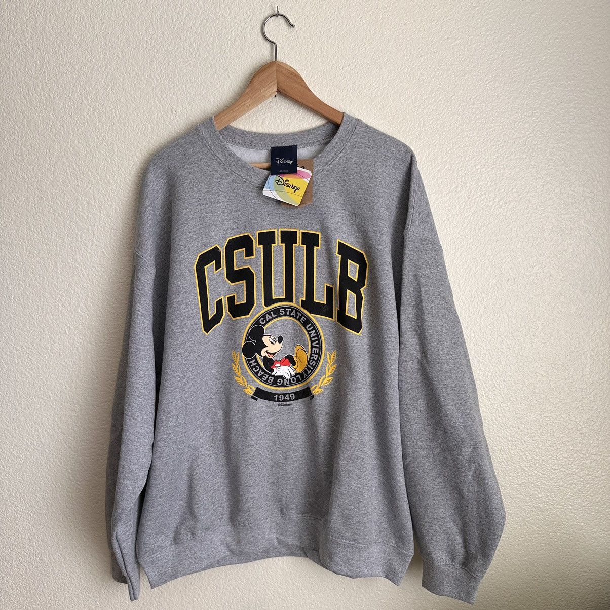 image of NWT Disney Csulb Long Beach University Sweater Men Size XL in Grey