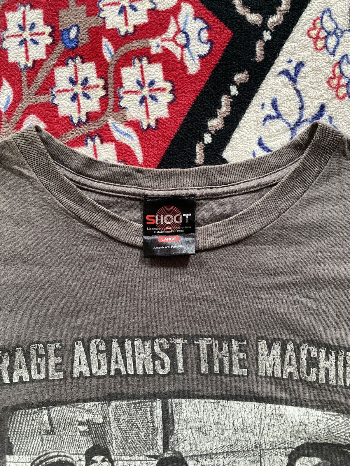 Band Tees 00s Rage Against The Machine Pacific Rim Tour Tshirt Size US L / EU 52-54 / 3 - 4 Thumbnail