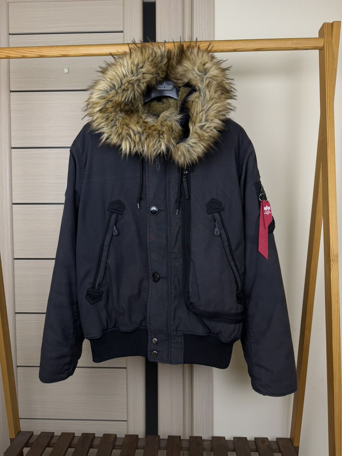 Alpha Industries Alpha Industries Bomber Jacket Polar Arctic Expeditions Y2K Size US XL / EU 56 / 4 - 1 Thumbnail