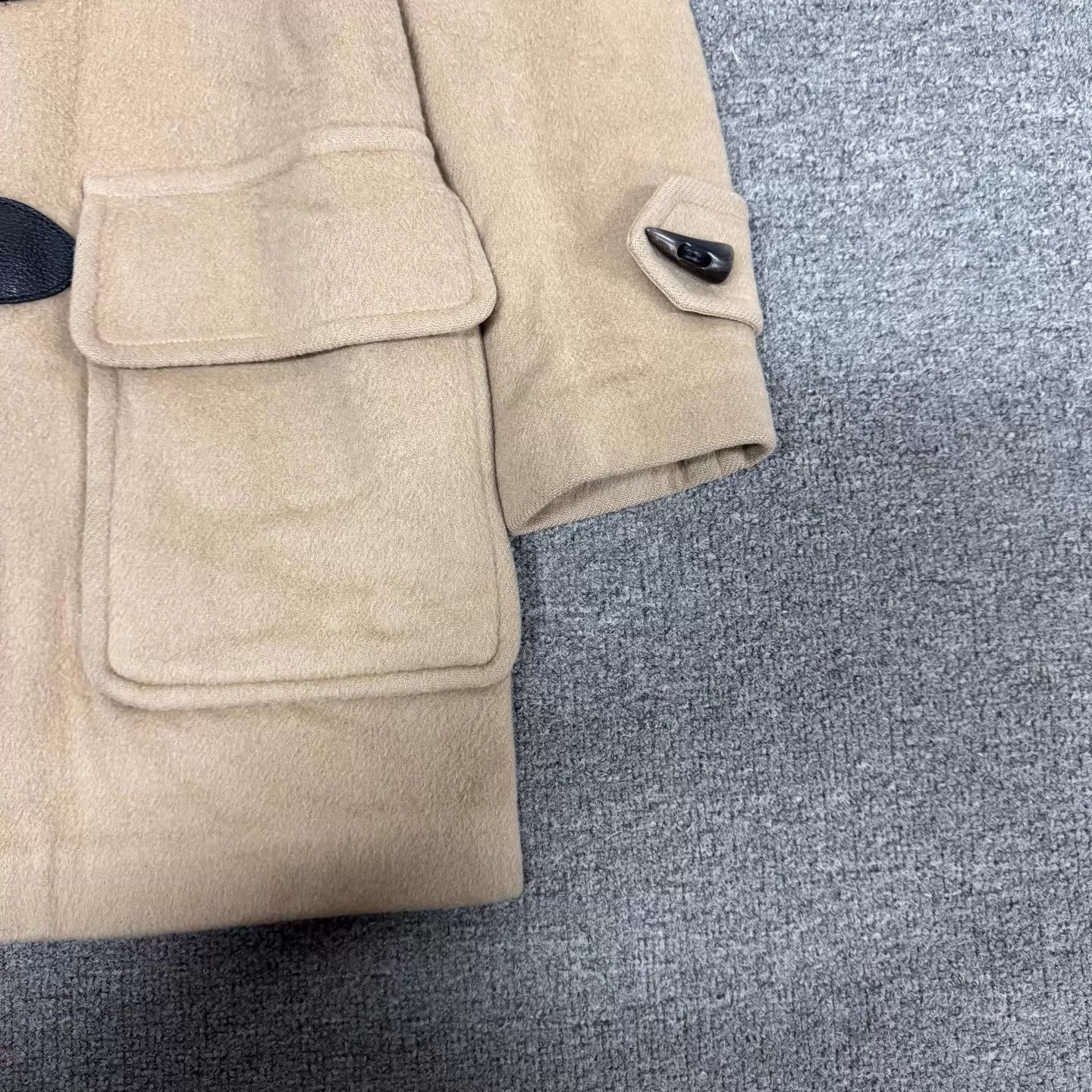 Burberry Burberry Camel Button Wool Coat UK4 99 New Size XS / US 0-2 / IT 36-38 - 3 Thumbnail