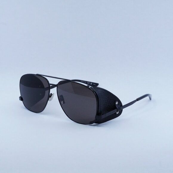 Saint Laurent Paris Saint Laurent SL 653 LEON LEATHER SPOILER 002 Sunglasses Size ONE SIZE - 1 Thumbnail