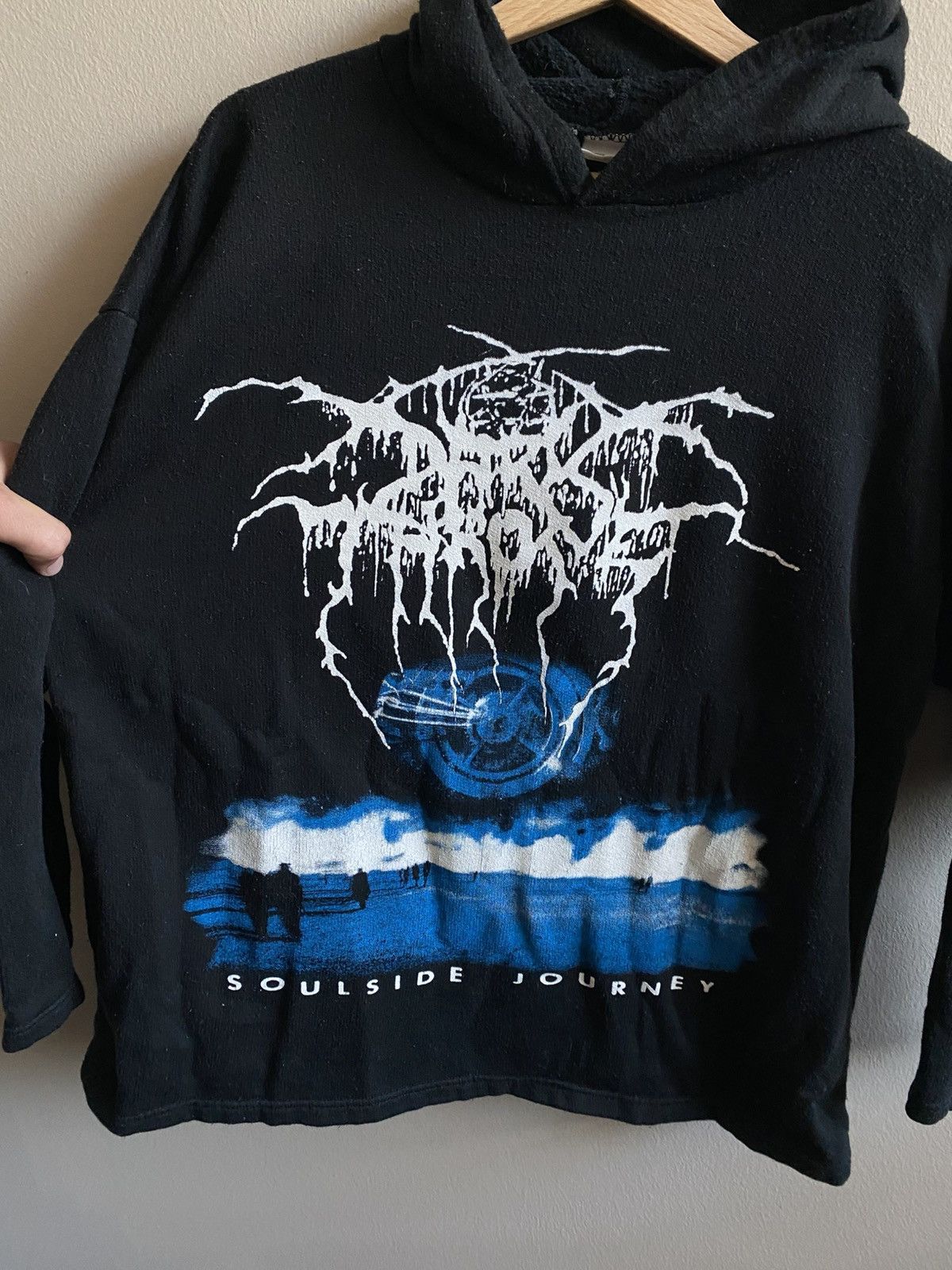 Band Tees Vintage Dark Throne Soulside Journey Rock Hoodie Size US S / EU 44-46 / 1 - 2 Thumbnail