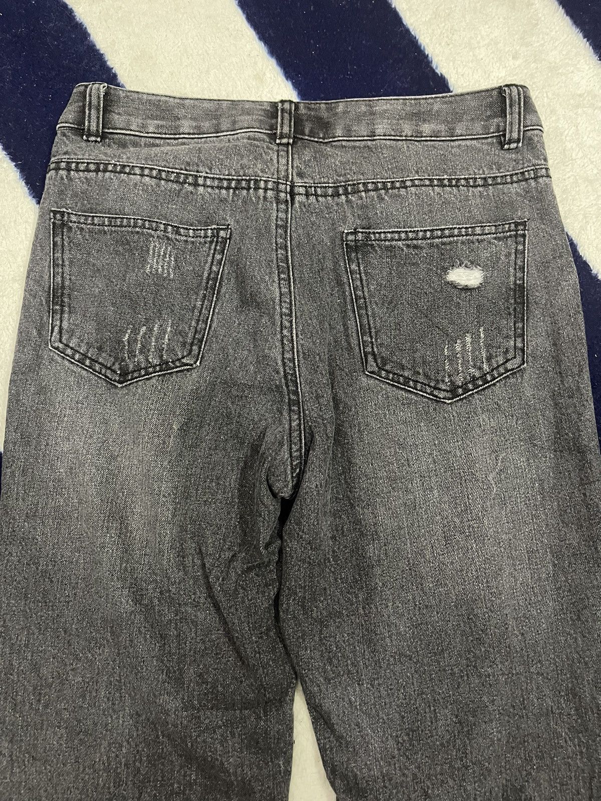 Japanese Brand × Jean Colza Distressed Jeans (13) Size 30" / US 8 / IT 44 - 7 Thumbnail
