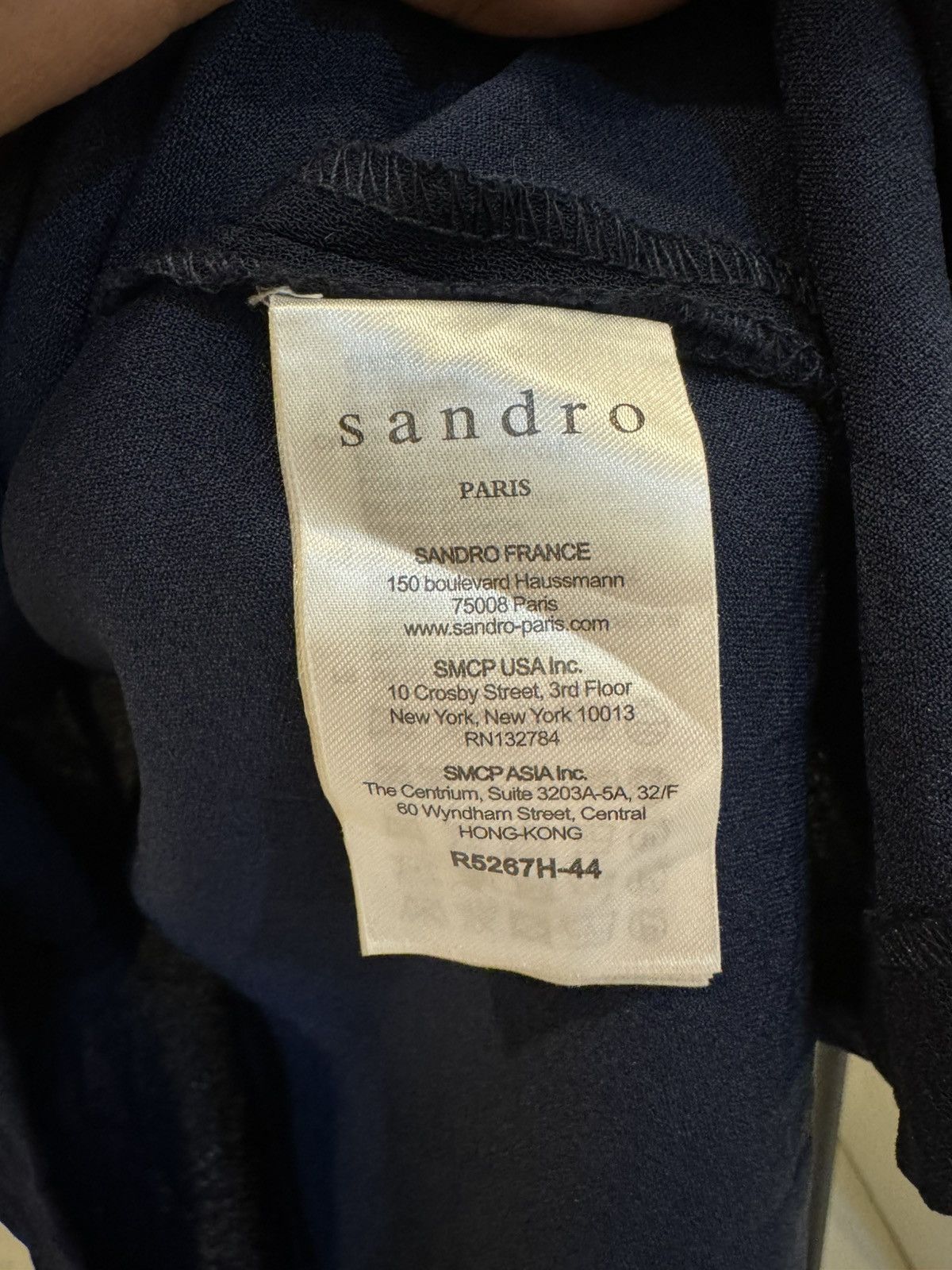 Sandro Sandro Gigi Blue Mini Dress Size M / US 6-8 / IT 42-44 - 7 Thumbnail