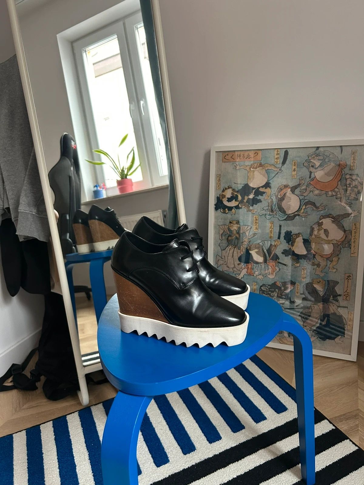 Stella McCartney Stella McCartney Elyse Vegan Leather Lace Ups Size US 7 / IT 37 - 1 Thumbnail