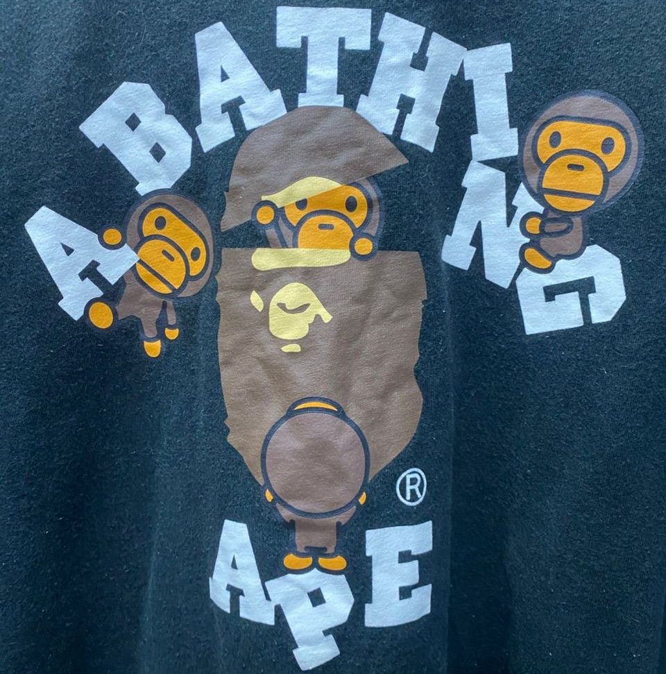 Bape 💥Best Offer💥Vintage A Bathing Ape x Baby Milo Tshirt Size US L / EU 52-54 / 3 - 3 Thumbnail