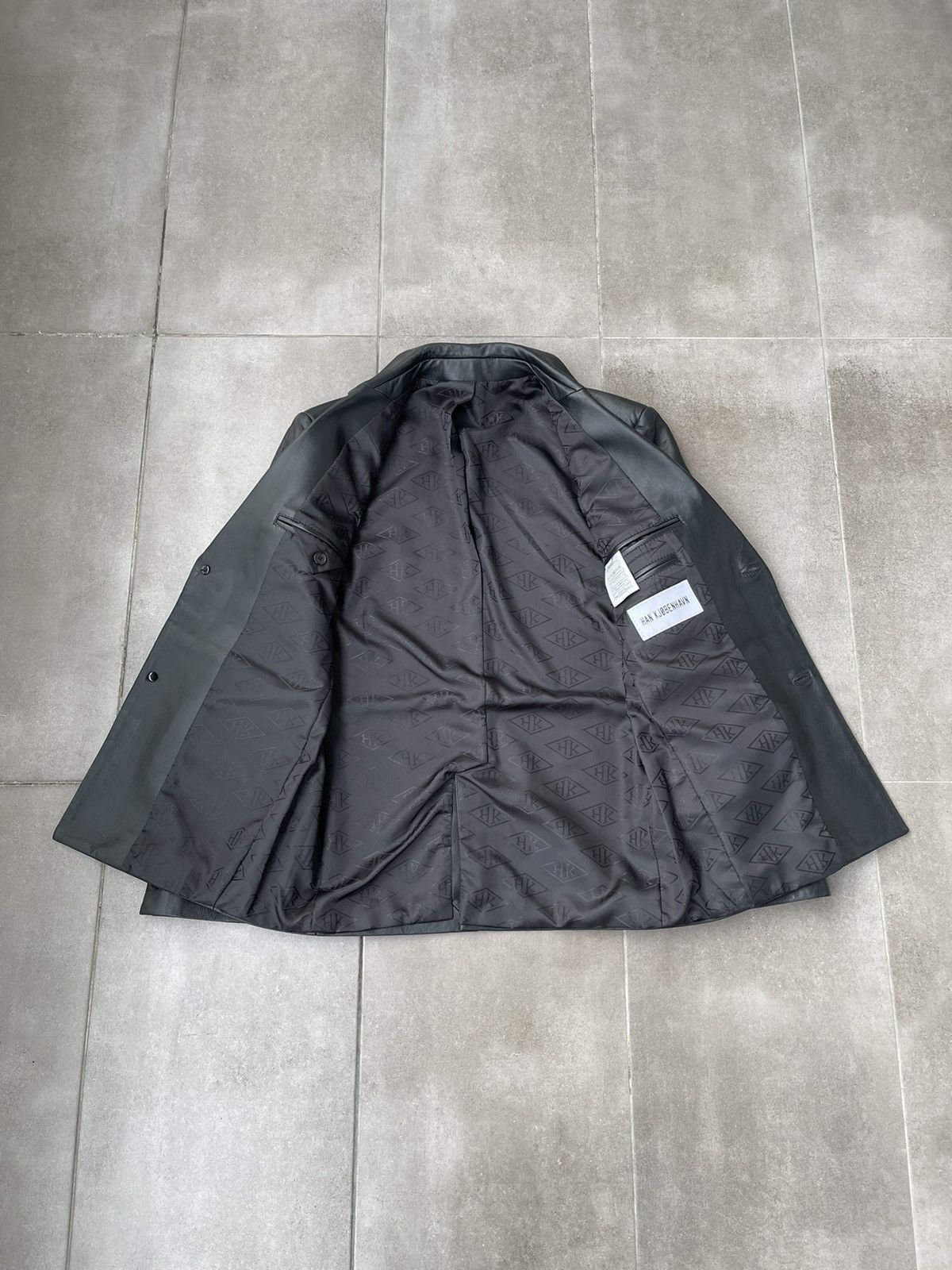 Han Kjobenhavn !DS! FW22 Han Kjobenhavn Black Leather Blazer Jacket Size US M / EU 48-50 / 2 - 19 Thumbnail