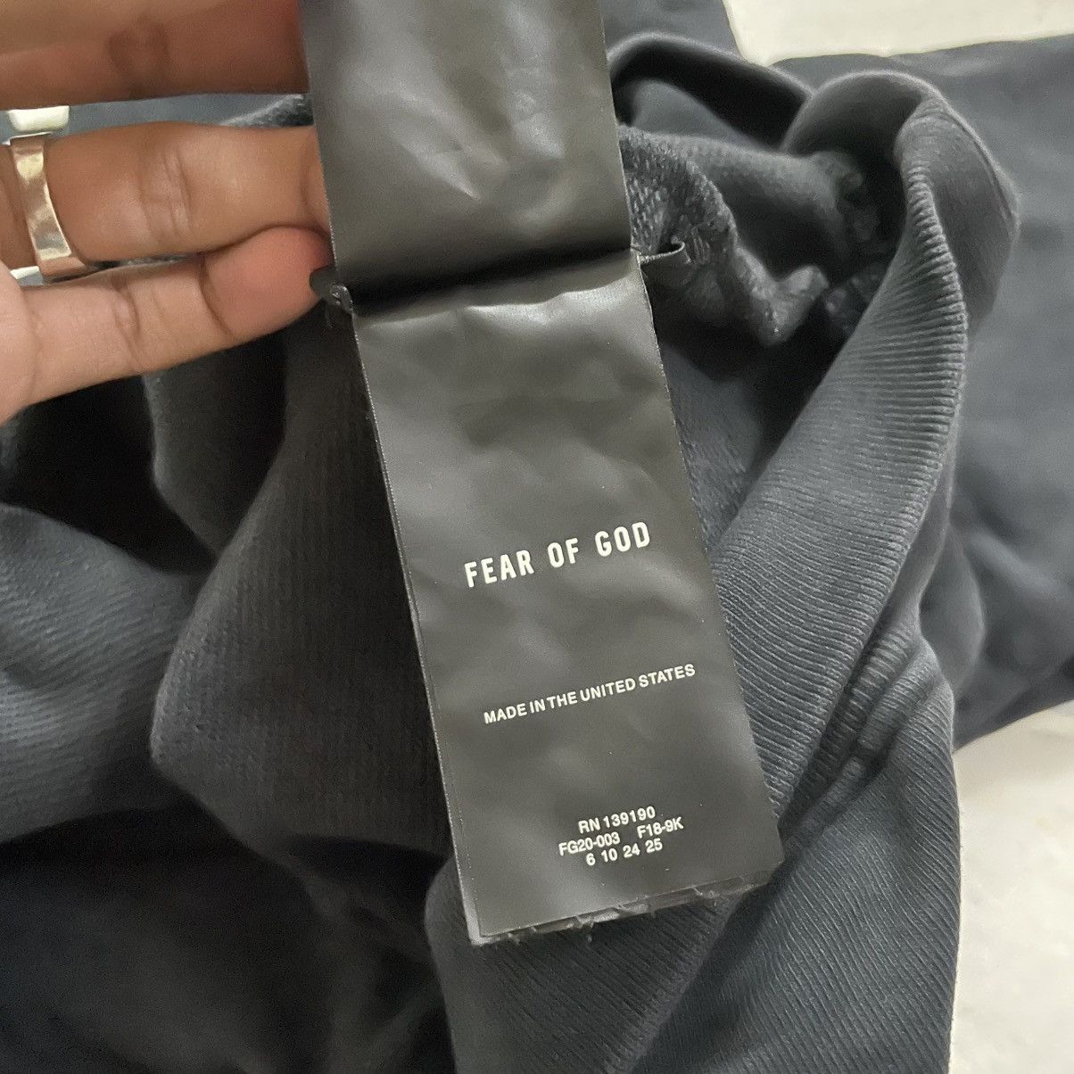 Fear of God FEAR OF GOD Black Everyday FG Mock Neck Pullover Sweater Size US XL / EU 56 / 4 - 17 Thumbnail