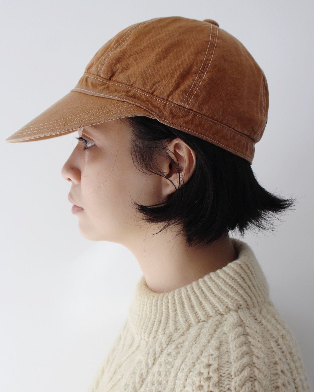 Issey Miyake 1990S HAI SPORTING GEAR DESIGNED BY ISSEY MIYAKE WORK HAT Size ONE SIZE - 1 Thumbnail