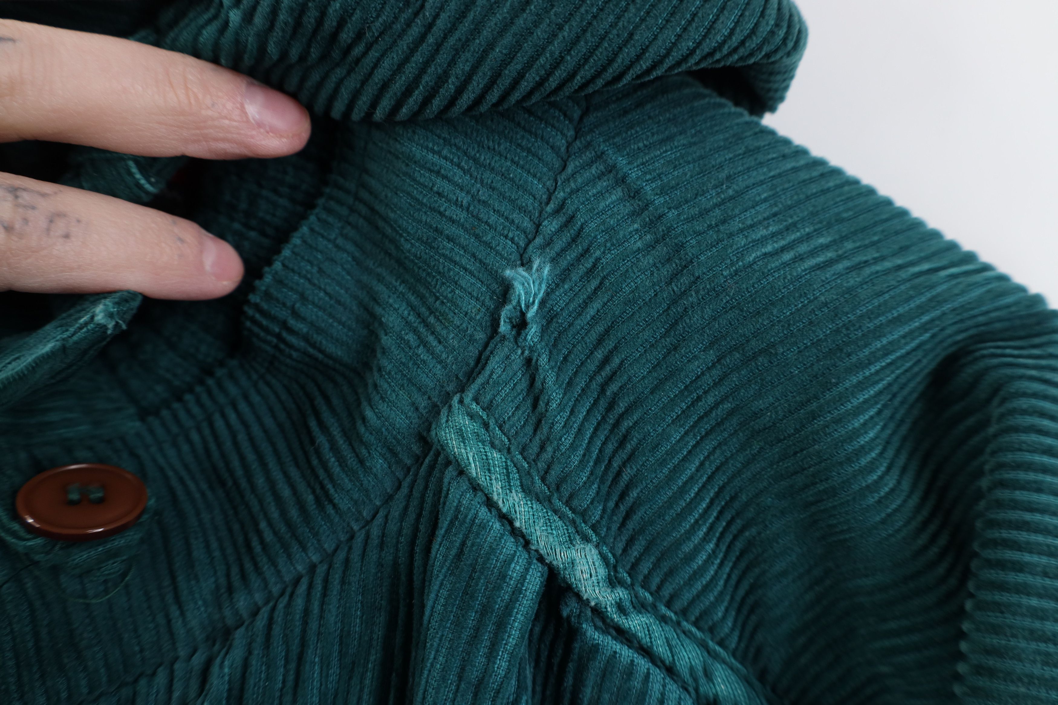 Vintage Vintage 80s 90s Streetwear Lined Hooded Corduroy Jacket Size L / US 10 / IT 46 - 6 Thumbnail